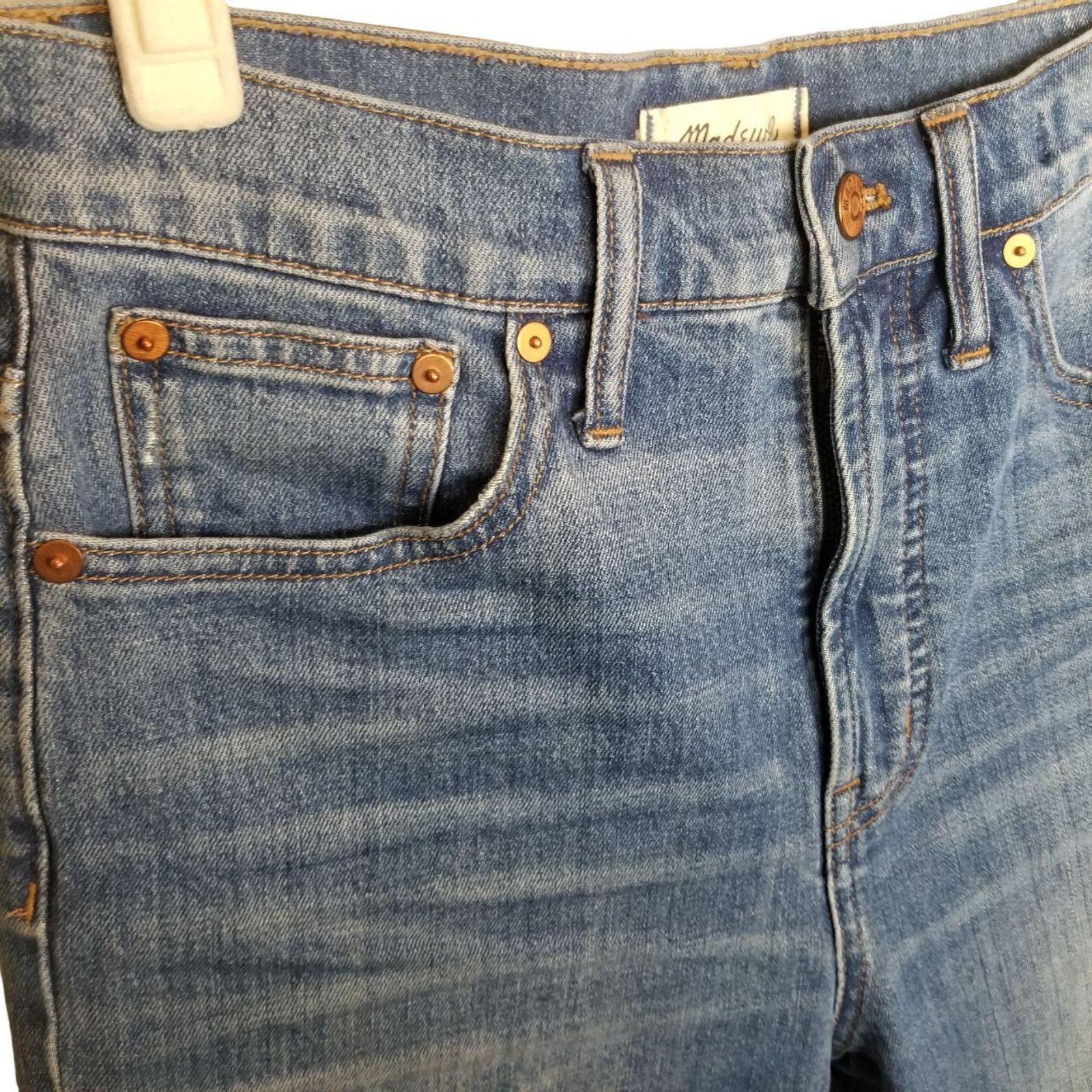 Madewell Madewell Womens The Perfect Vintage Jeans 27 Raw Hem Preppy Size 27" / US 4 / IT 40 - 4 Thumbnail