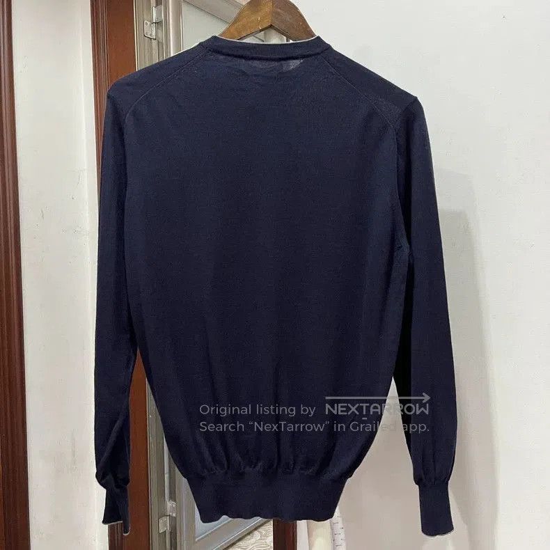 Brunello Cucinelli Brunello Cucinelli Men's Blue Sweater. Size US M / EU 48-50 / 2 - 2 Thumbnail