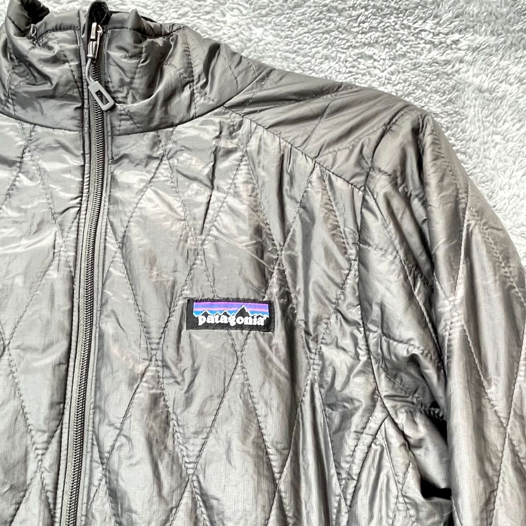 Patagonia VINTAGE Patagonia Jacket Womens Small Black Puffer Quilted Coat Insulated Mock Full Zip Size S / US 4 / IT 40 - 3 Thumbnail