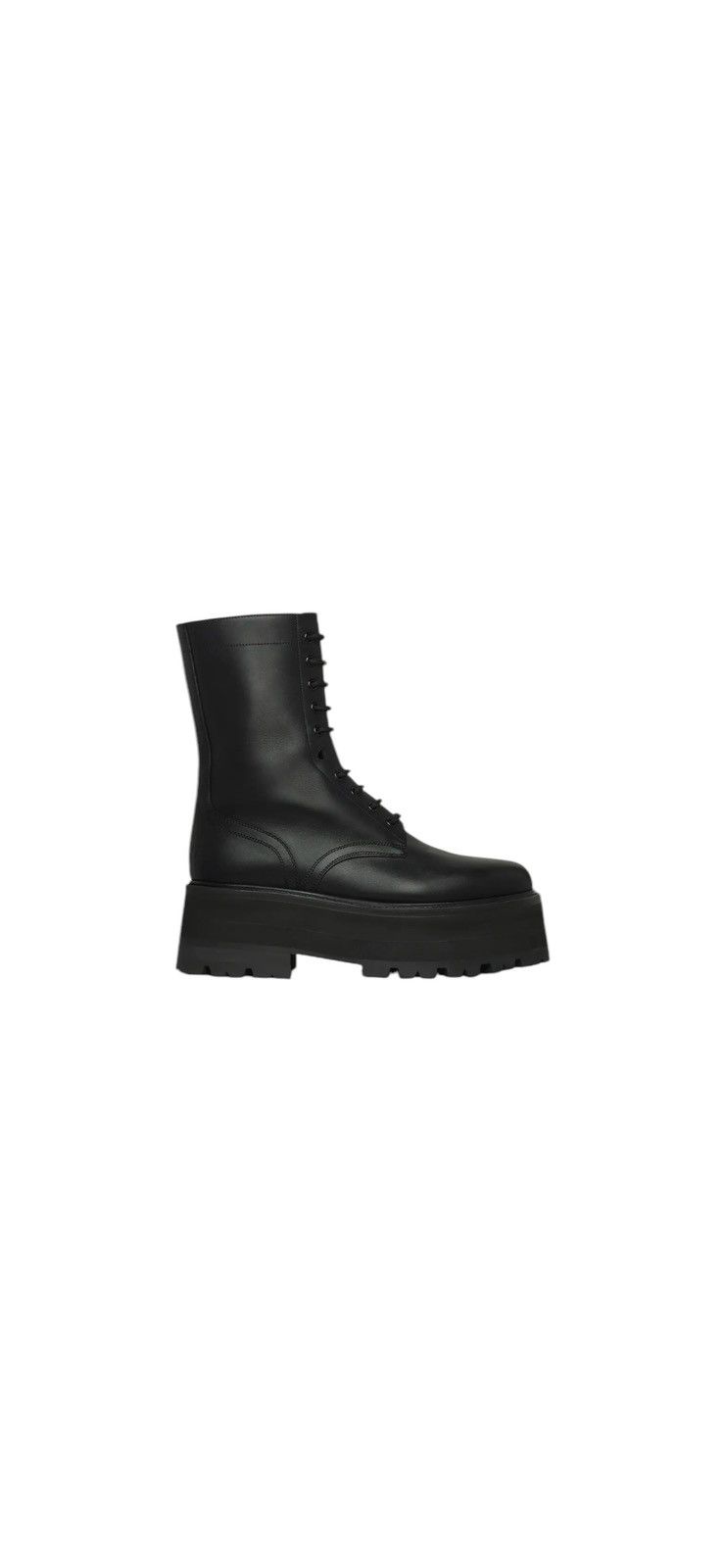 Celine o1bcso1str0824 Bulky Maxx Lace-up Boots in Black Size US 8 / EU 41 - 1 Thumbnail