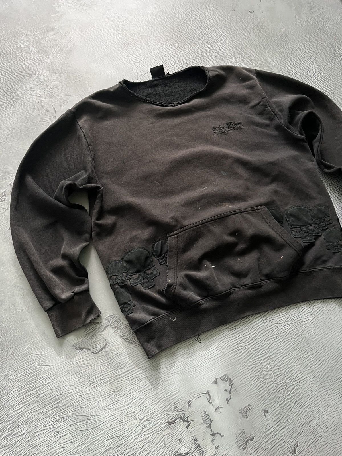 No Fear 💀 No Fear Skeleton Vintage Streetwear Sweatshirt Black Size US L / EU 52-54 / 3 - 2 Thumbnail