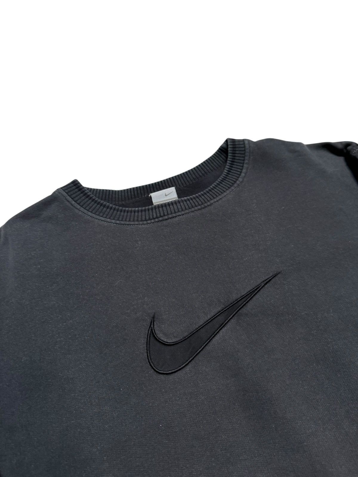 Nike × Vintage NIKE BIG LOGO BOXY DRILL Y2K VINTAGE SWOOSH Size US XL / EU 56 / 4 - 2 Thumbnail