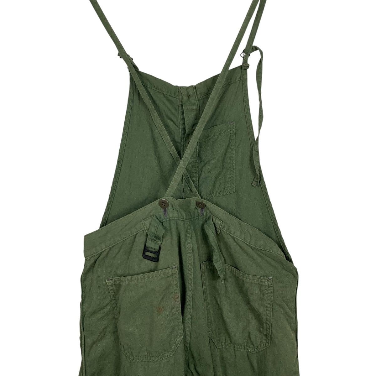 Johnbull JOHNBULL Work Green Sleeveless Jumpsuit W34 #1924-C84 Size US 34 / EU 50 - 12 Thumbnail