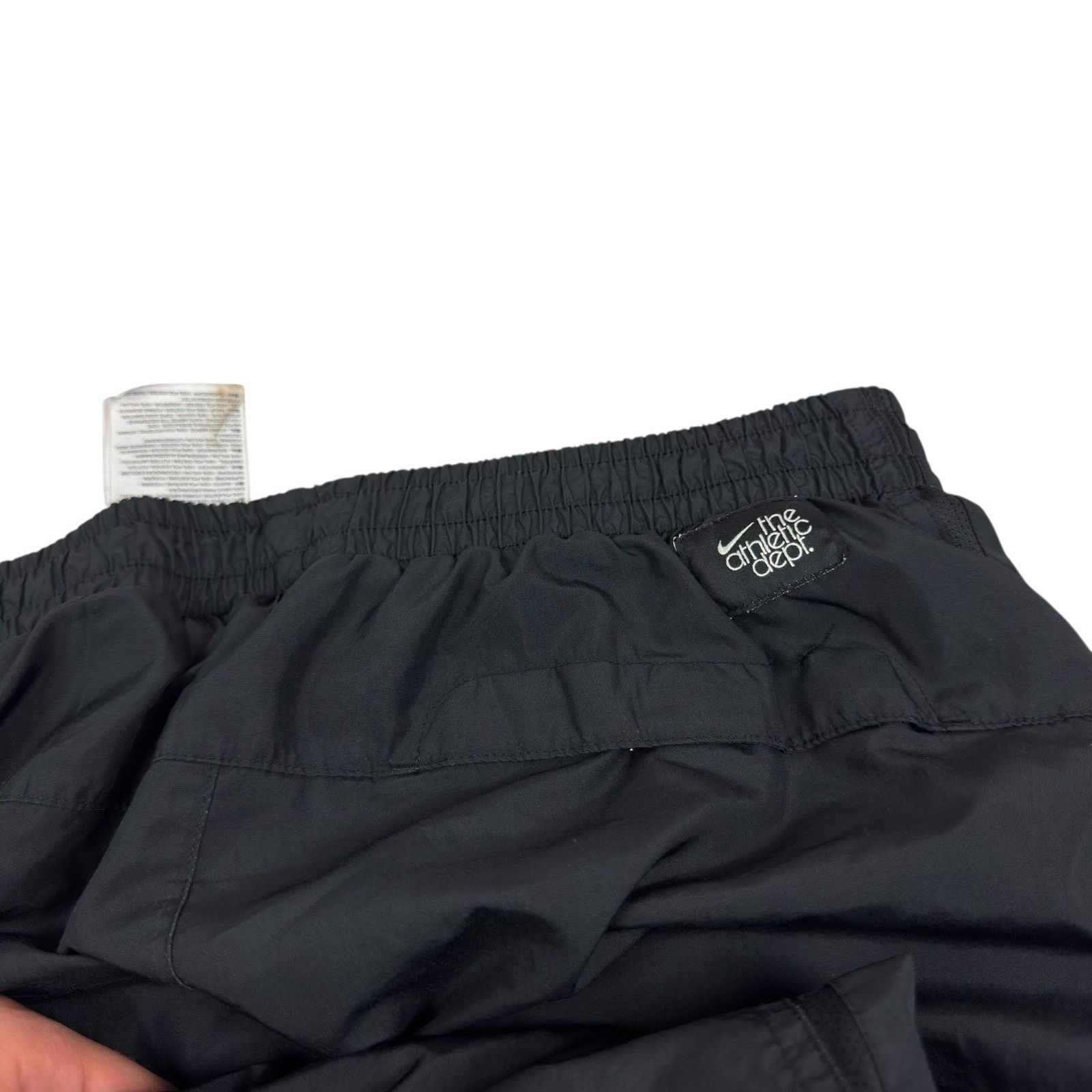 Japanese Brand × Nike Nike The Athletic Dept Men's Black Swoosh Straight Pants M Size US 30 / EU 46 - 7 Thumbnail
