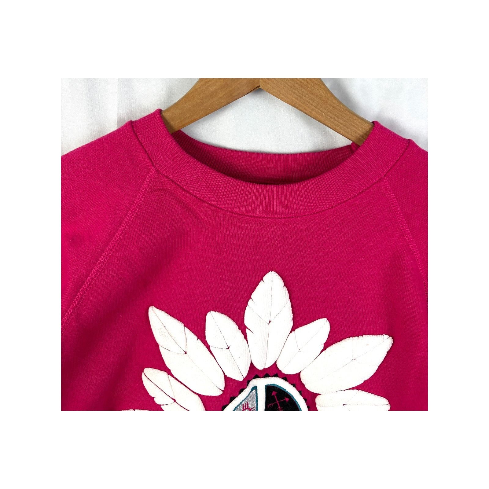 Hanes Vtg 80s Puff Paint Dreamcatcher Arizona Sweatshirt Large USA Size L / US 10 / IT 46 - 8 Thumbnail