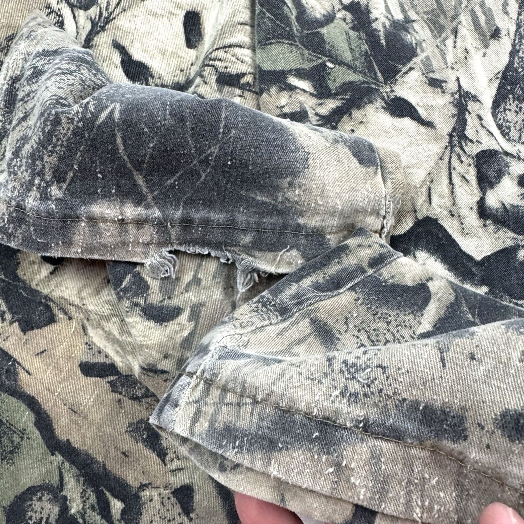 Vintage VINTAGE Mossy Oak Camo Cargo Pants Men 32x32 Casual USA 90s Grunge Outdoor Camouflage Pants Size US 32 / EU 48 - 7 Thumbnail