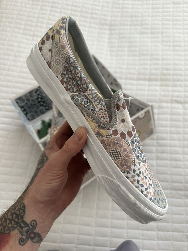 Kith × Vans NEW* KITH VANS OG CLASSIC SLIP ON 10TH MULTI TILE Size US 11.5 / EU 44-45 - 5 Thumbnail