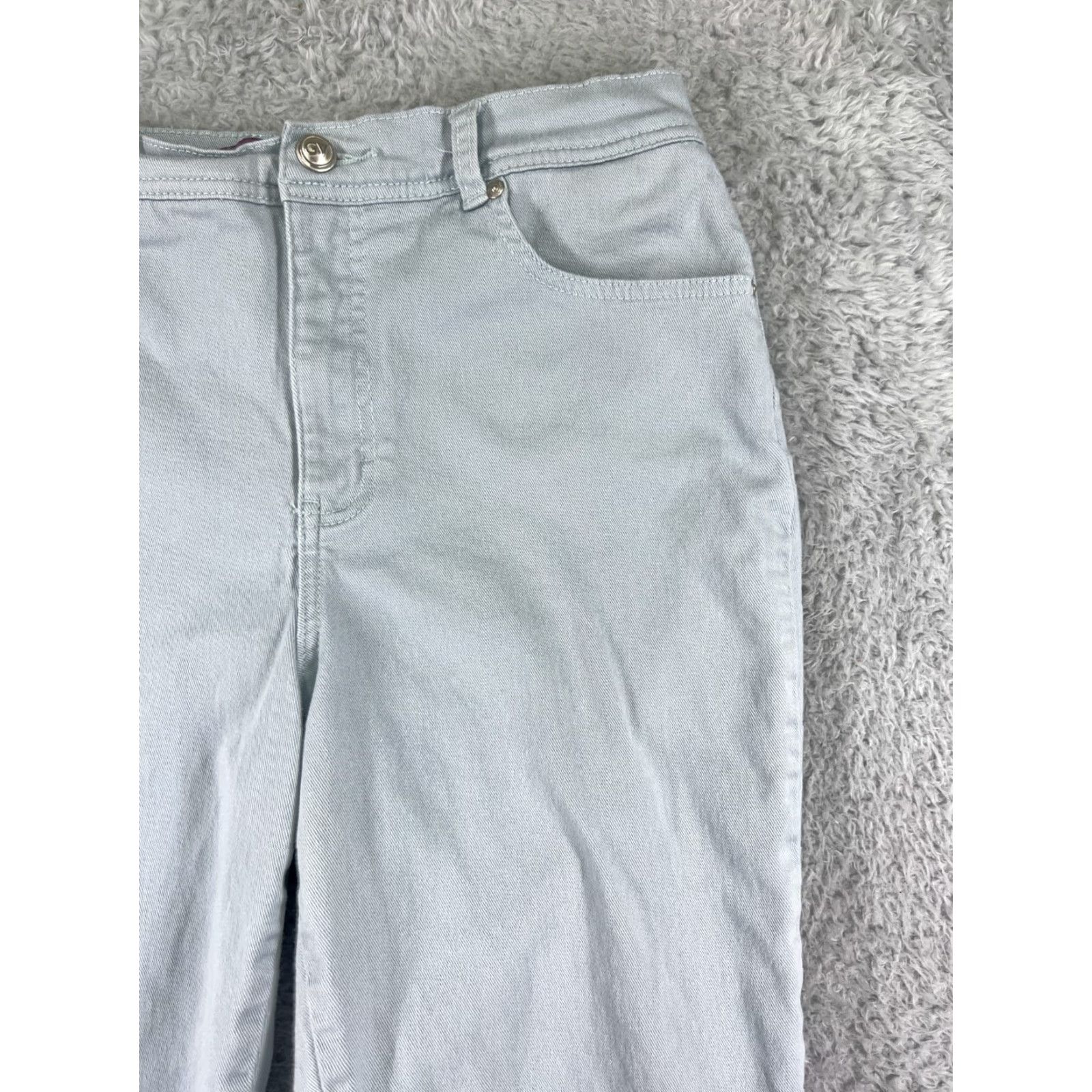 Gloria Vanderbilt Gloria Vanderbilt Jeans Womens 10 Blue Denim 5-Pocket Design Regular Fit Cotton Blend Pockets Jeans Size 32" / US 10 / IT 46 - 6 Thumbnail