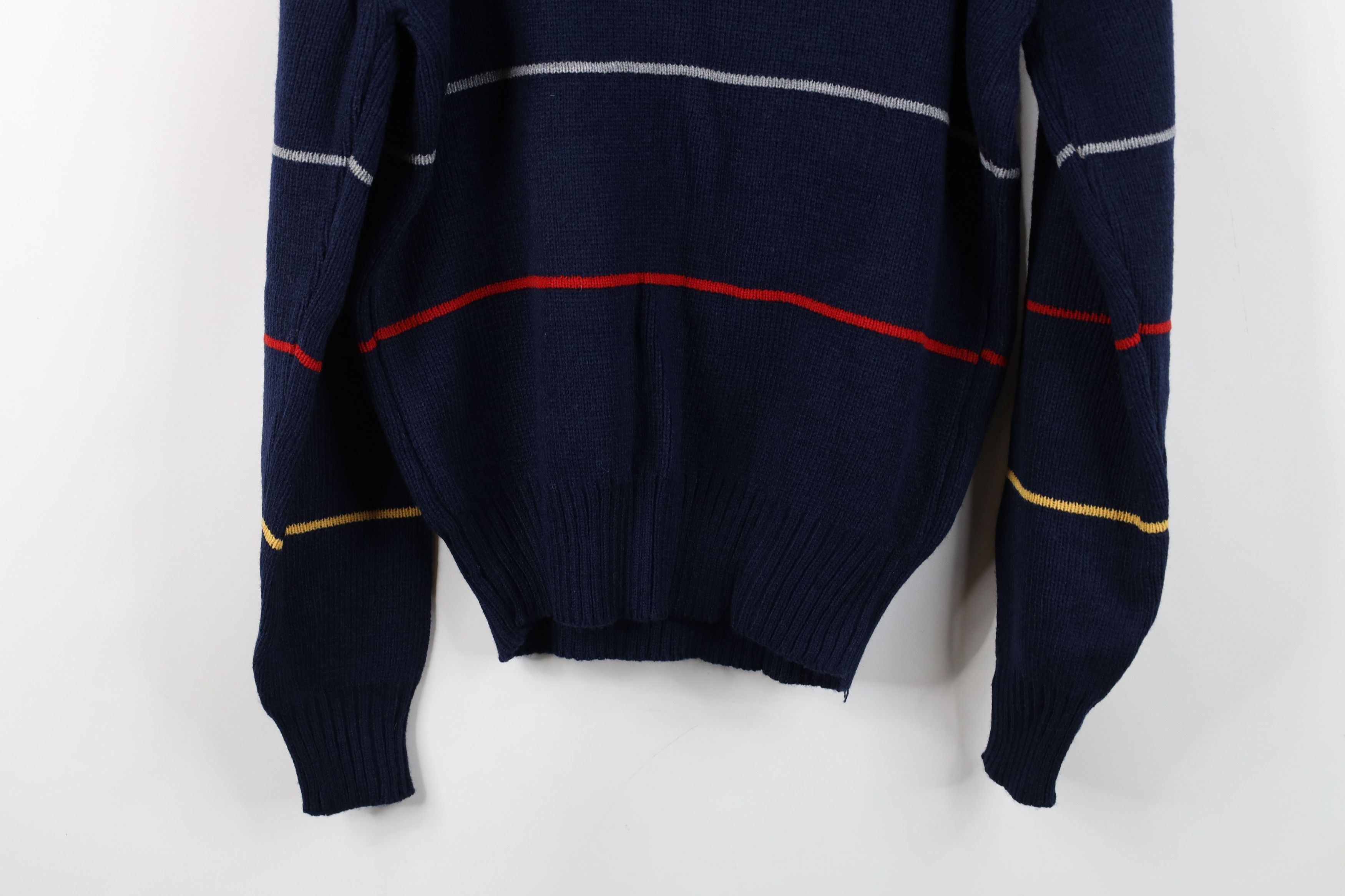 Vintage Deadstock Vintage 70s Streetwear Knit Crewneck Sweater Size US S / EU 44-46 / 1 - 8 Thumbnail