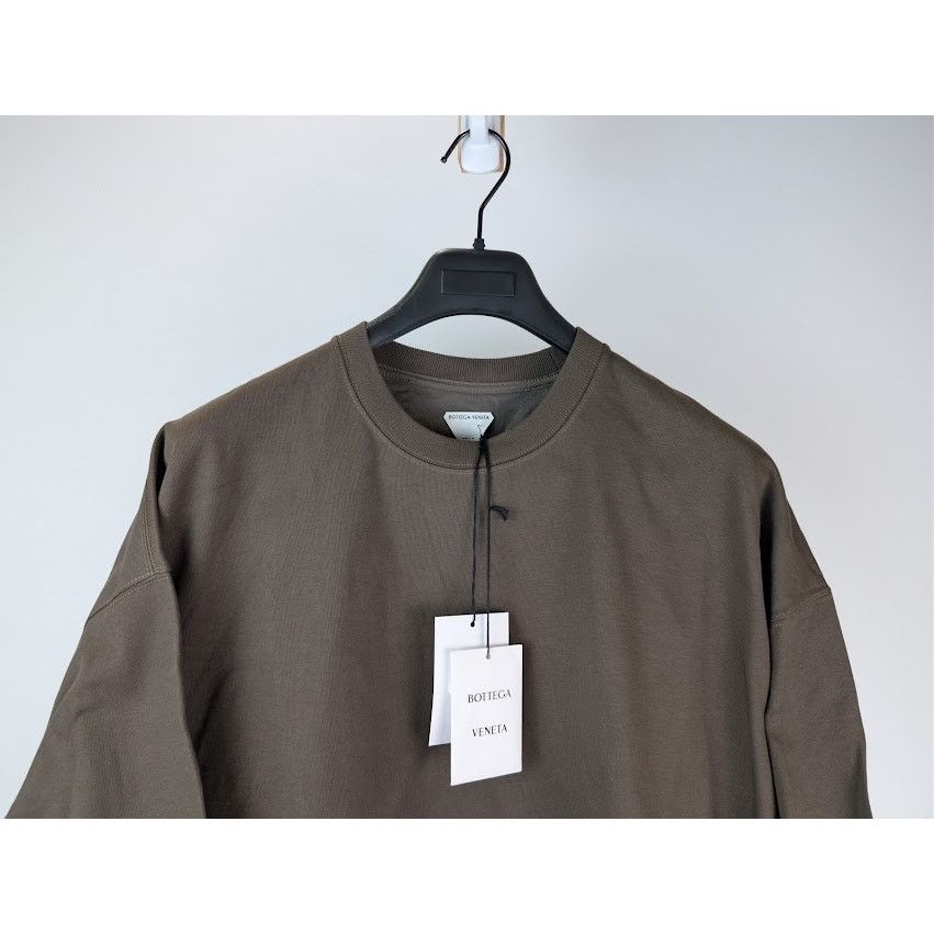 Bottega Veneta o1rshd1 Heavy Japanese Jersey Long Sleeve T-Shirt in Olive Size US M / EU 48-50 / 2 - 3 Thumbnail
