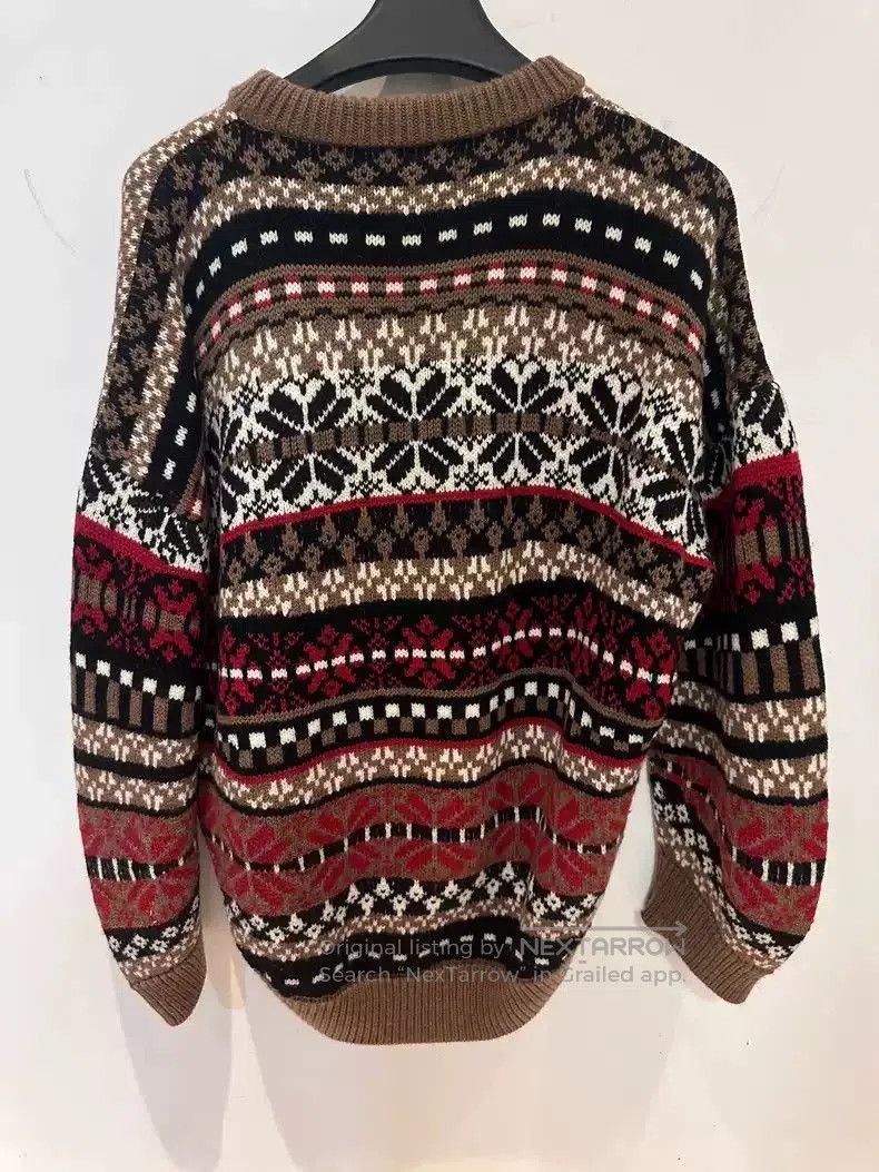 Martine Rose Martine Rose AW22 Merino Wool Fair Isle Knit Sweater. Size US M / EU 48-50 / 2 - 2 Thumbnail