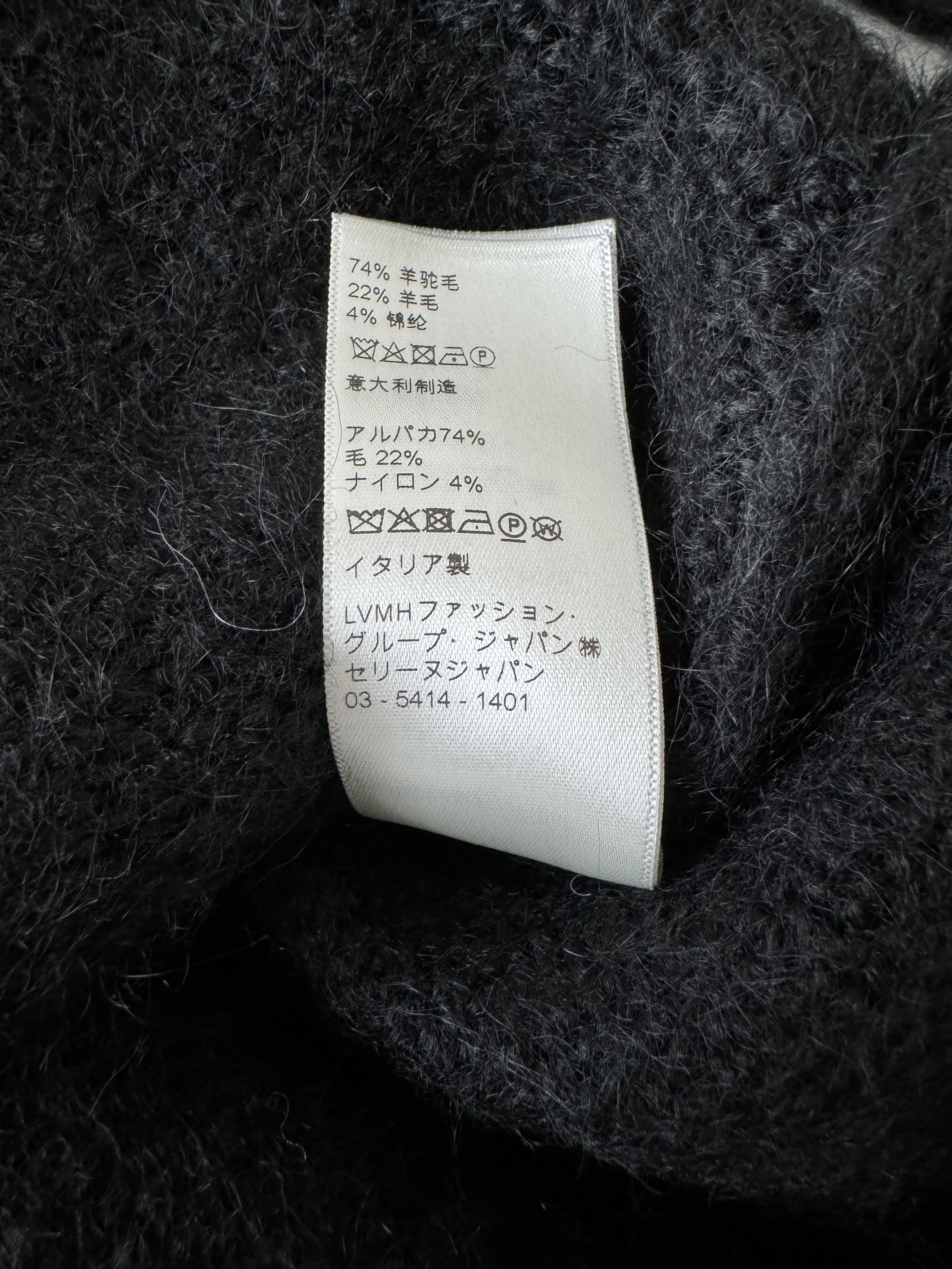 Celine × Hedi Slimane Celine Alpaca Wool Oversized Sweater FW21 Size US M / EU 48-50 / 2 - 3 Thumbnail