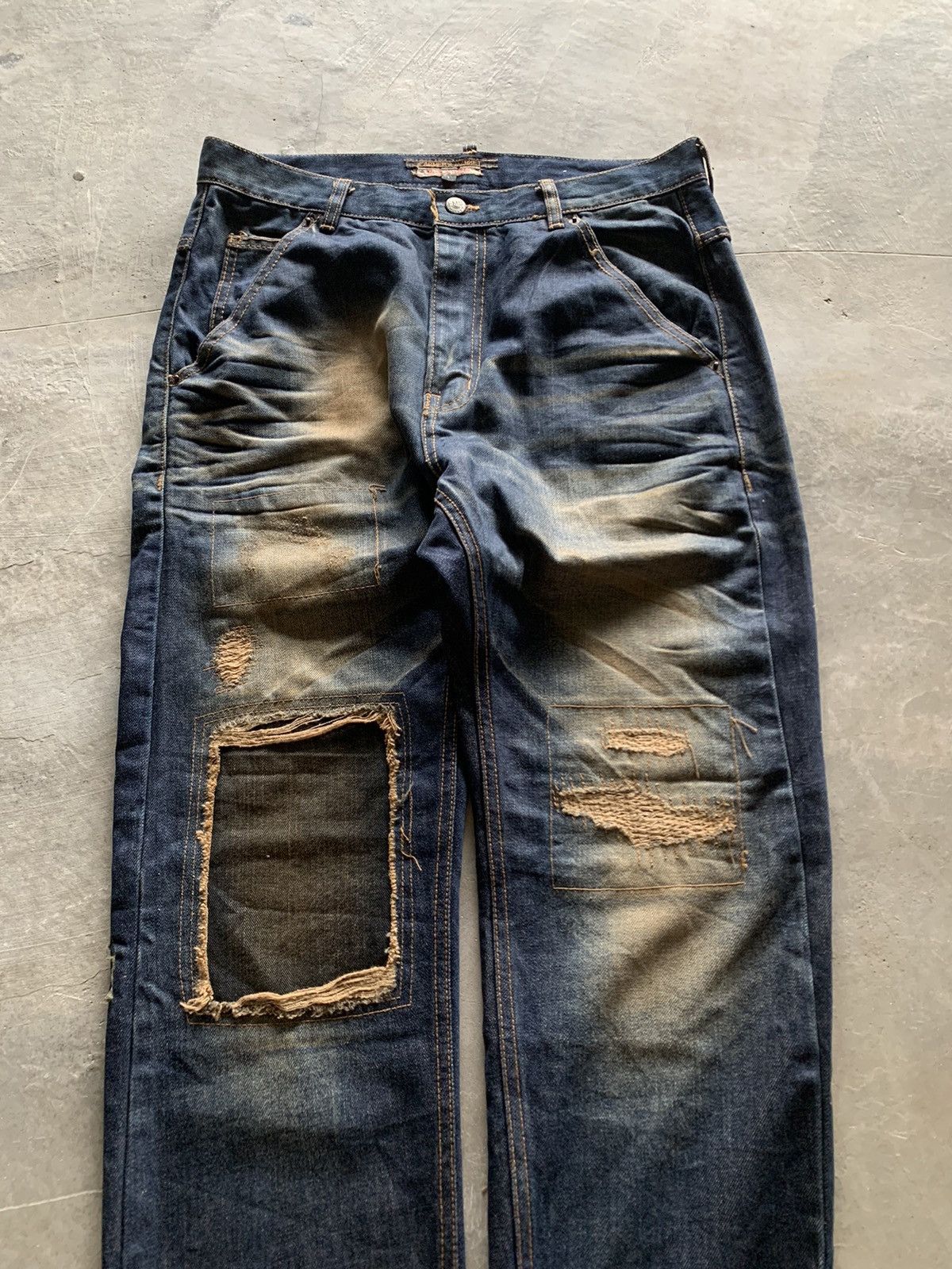 If Six Was Nine RUSTY MUDDY kapital style farmers market japanese patchwork Size US 32 / EU 48 - 10 Thumbnail