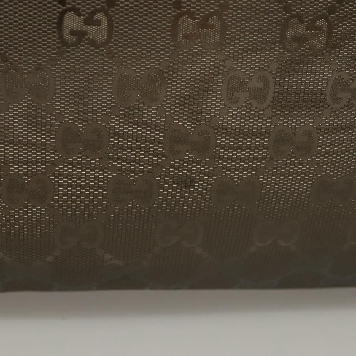 Gucci GUCCI GG Implementation Tote Bag Pvc Khaki Silver Size ONE SIZE - 4 Thumbnail