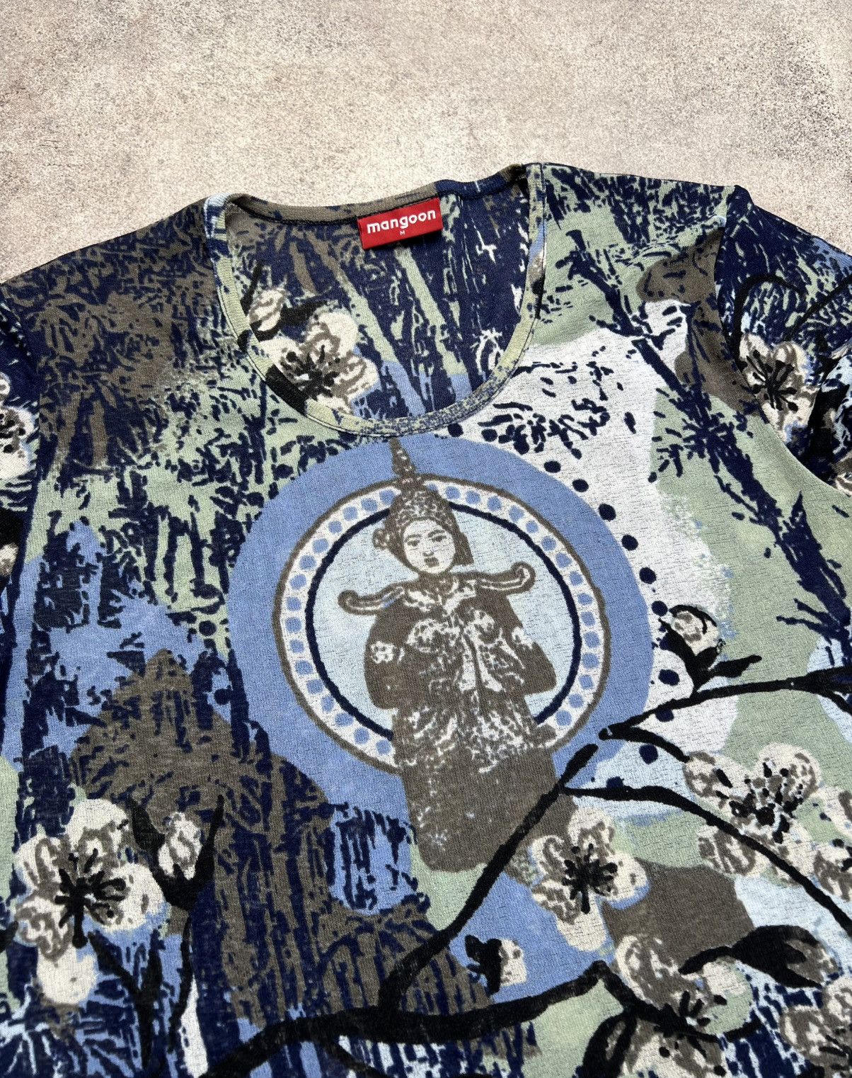Japanese Brand × Vintage Mangoon mesh unisex long sleeve Size US S / EU 44-46 / 1 - 4 Thumbnail