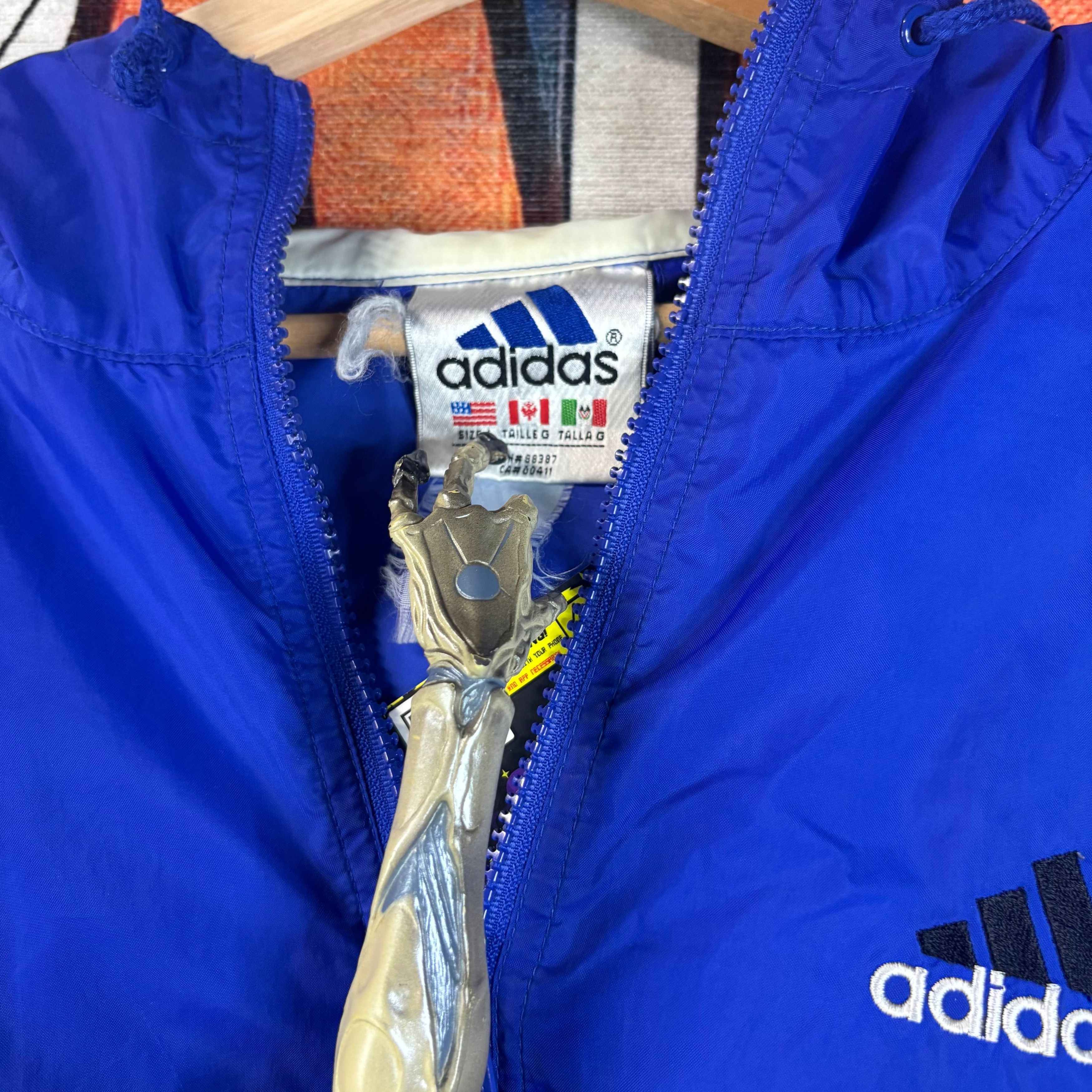 Adidas Vintage 90s Adidas WindBreaker Jacket Size Large Size US L / EU 52-54 / 3 - 2 Thumbnail