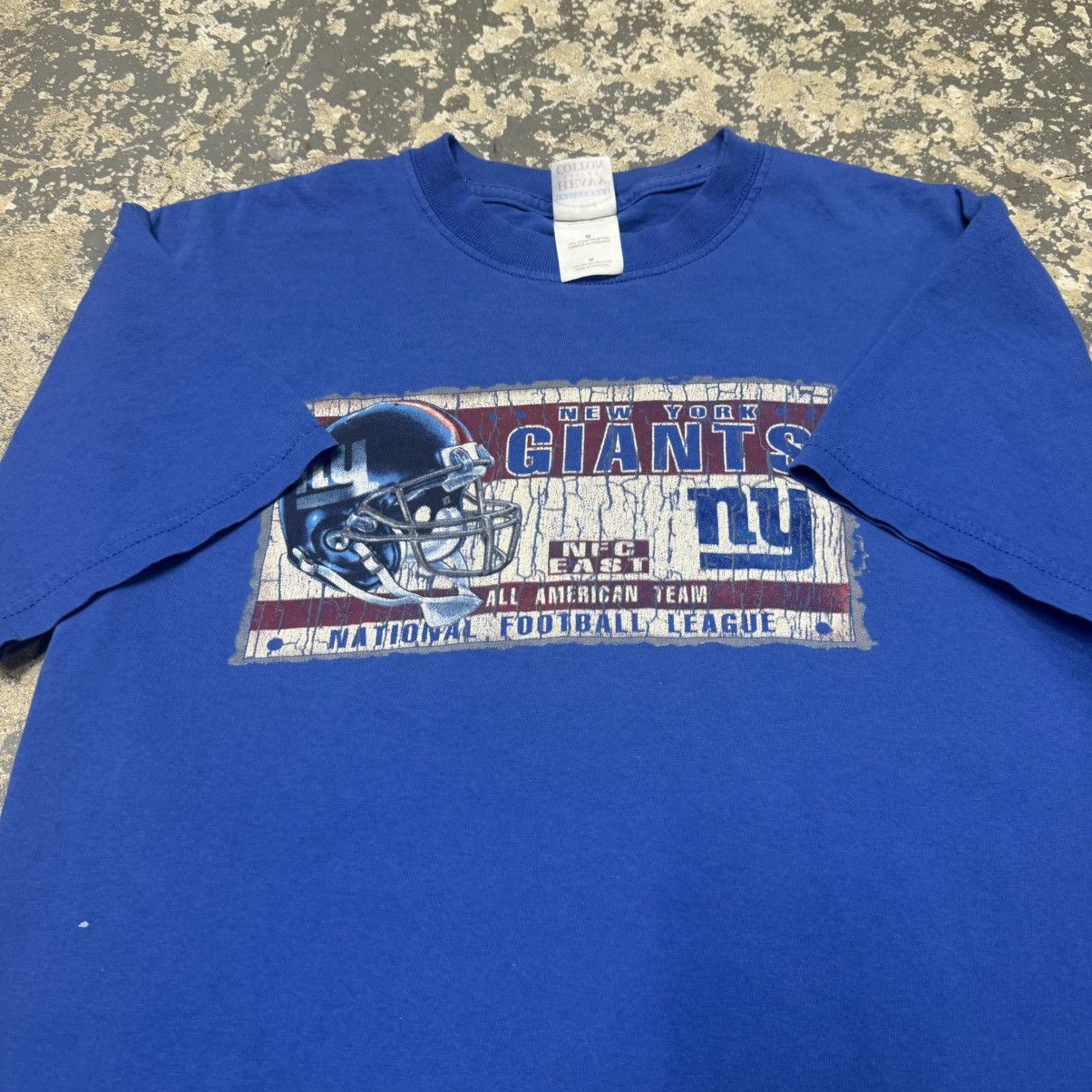 NFL Vintage New York Giants NY Graphic NFL Tshirt Size US M / EU 48-50 / 2 - 3 Thumbnail