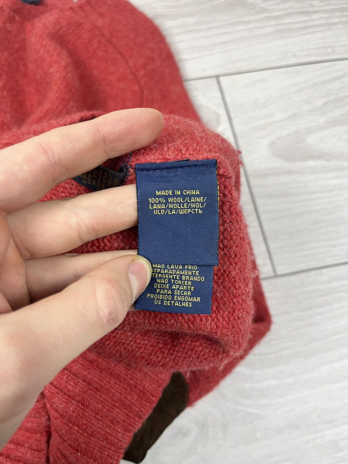 Polo Ralph Lauren Polo Ralph Lauren 100% Wool Crewneck Knit Sweater Size US L / EU 52-54 / 3 - 9 Thumbnail