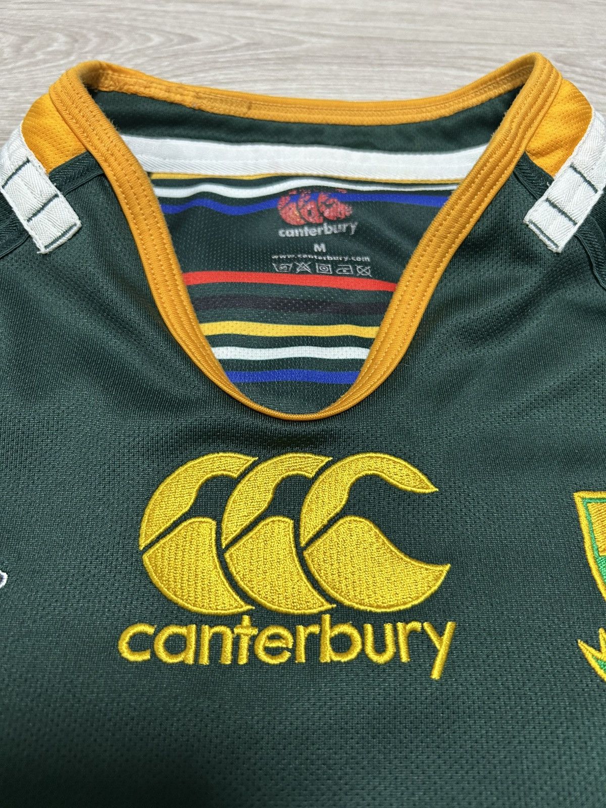 Canterbury of New Zealand Vintage SA Rugby CCC jersey Canterbury size S-M Size US S / EU 44-46 / 1 - 4 Thumbnail