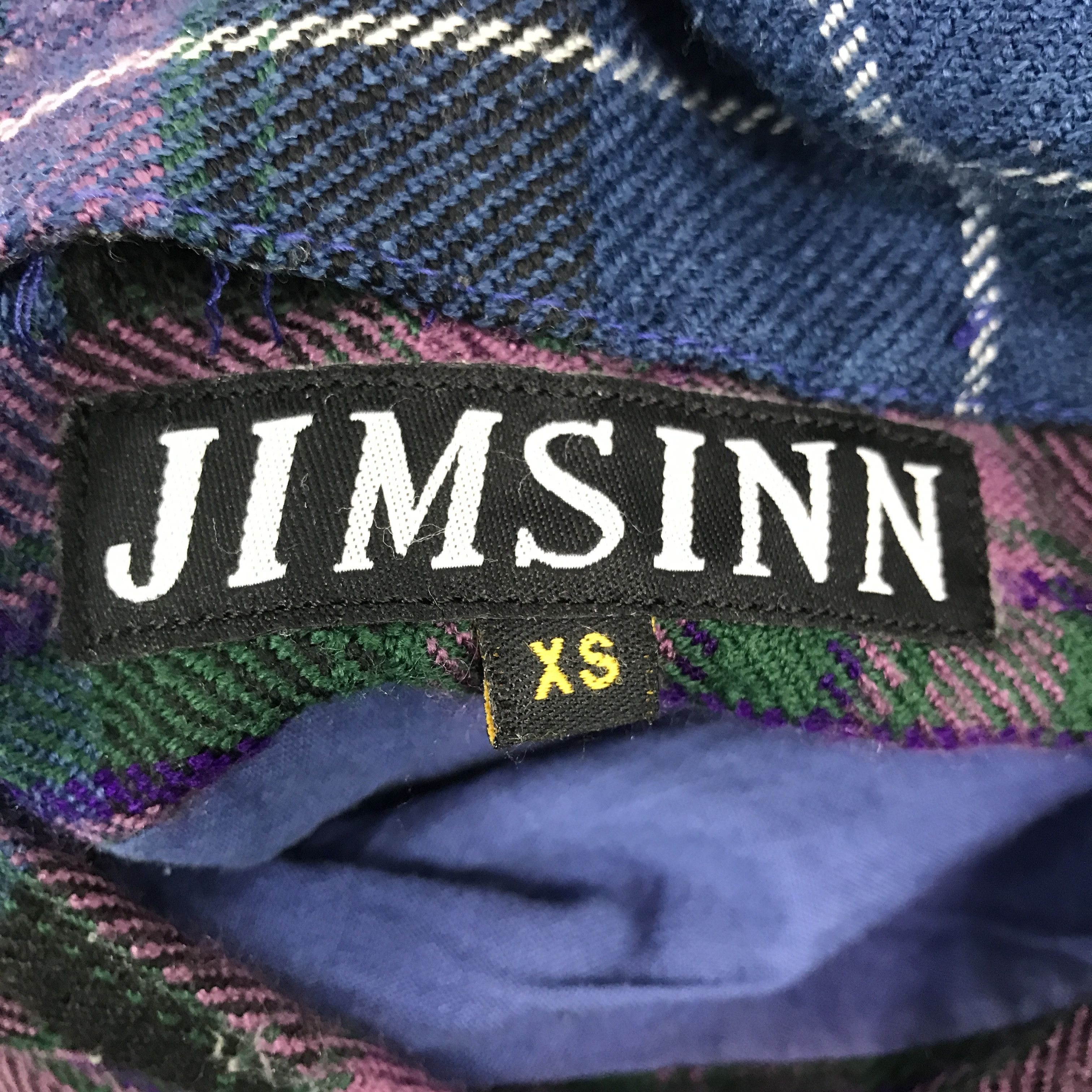 Japanese Brand Jimsinn Reversible Zipper Jacket Size US XS / EU 42 / 0 - 9 Thumbnail