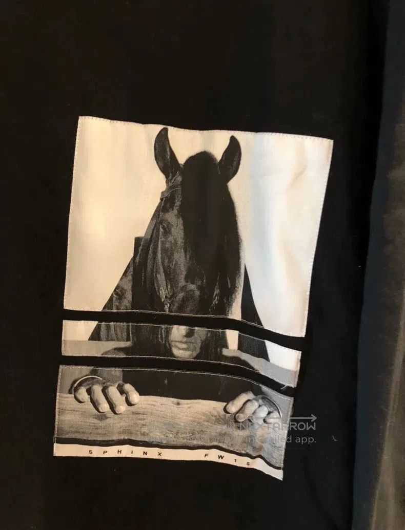 Rick Owens Rick Owens Remy Martin Patch Fleece Sweatshirt Size US M / EU 48-50 / 2 - 2 Thumbnail