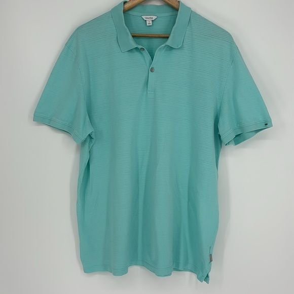 Calvin Klein Calvin Klein Short Sleeve Polo Shirt Men’s Size XL in Green Size US XL / EU 56 / 4 - 1 Thumbnail