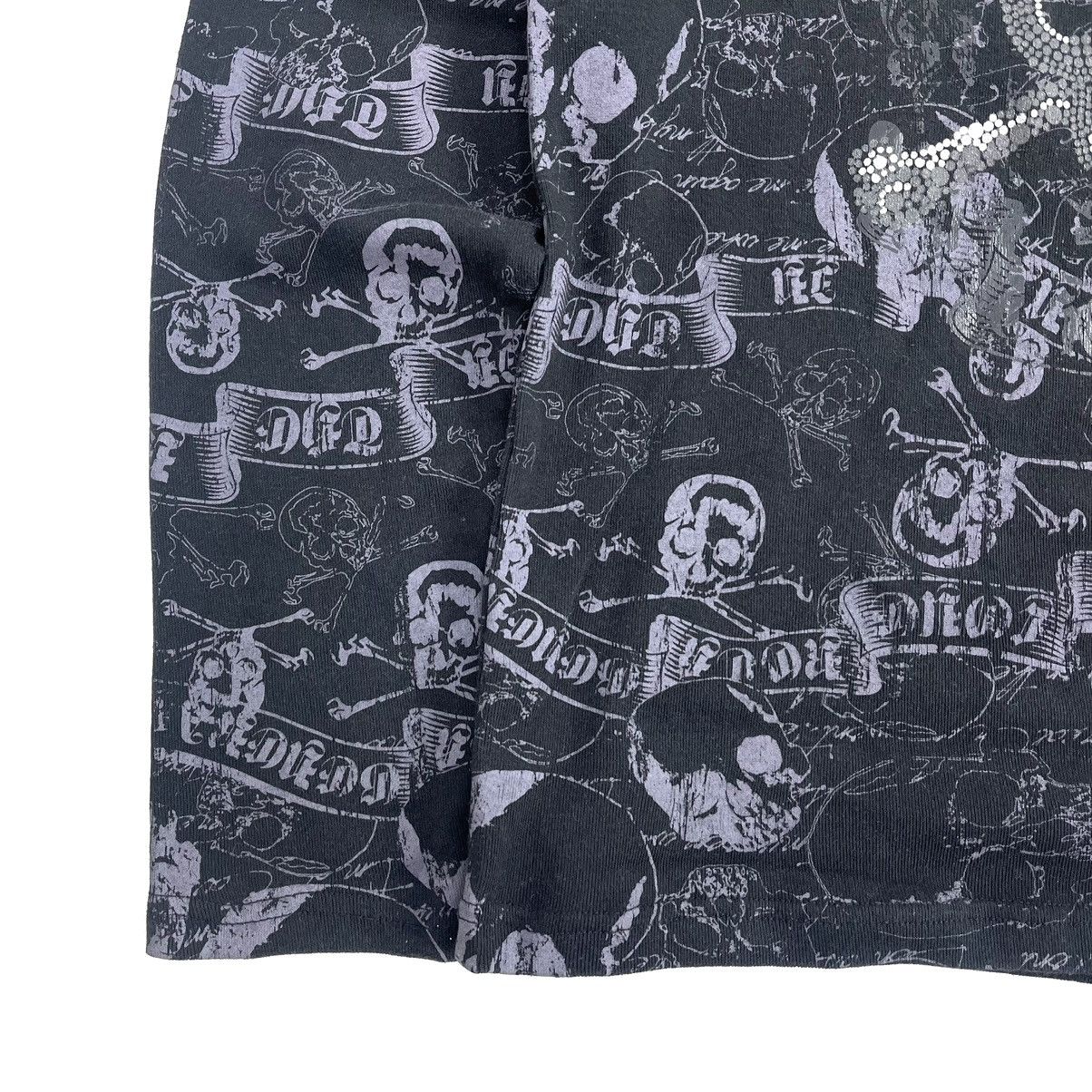 If Six Was Nine 2000s In The Attic Skulls Punk Goa Lgb Full Print Longsleeve Size US L / EU 52-54 / 3 - 6 Thumbnail