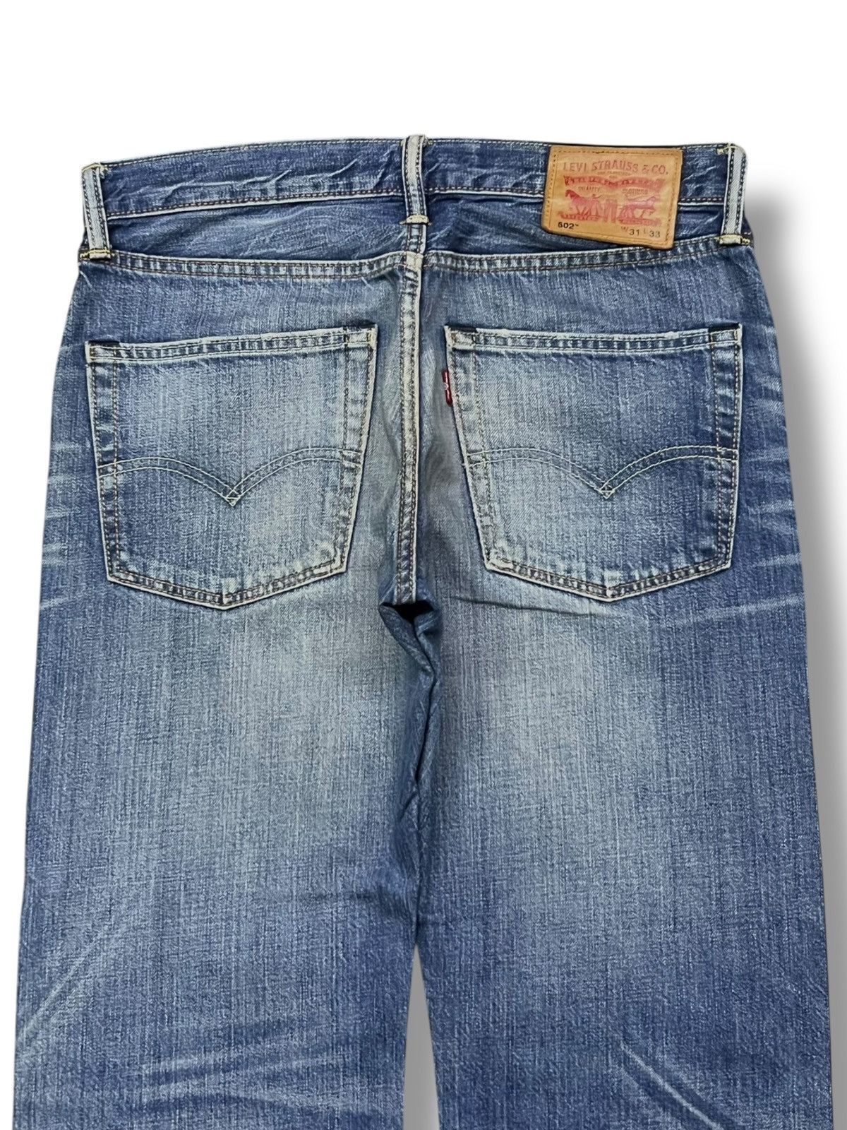 Levi's Vintage Levi’s 502 - Faded Whisker Wash, Distressed Denim Size US 32 / EU 48 - 5 Thumbnail
