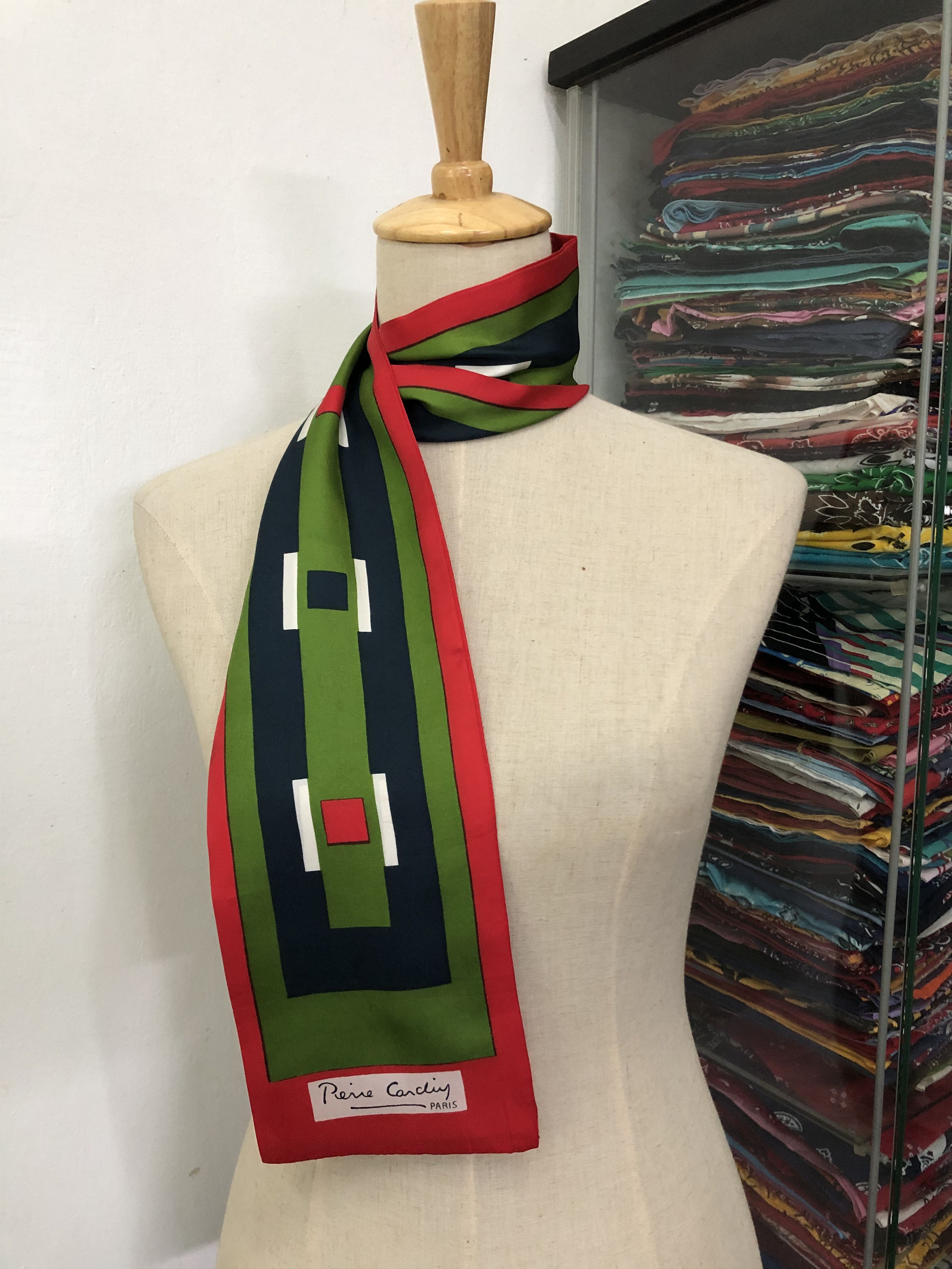 Pierre Cardin × Vintage Vintage Pierre Cardin Silk Scarf Size ONE SIZE - 1 Thumbnail