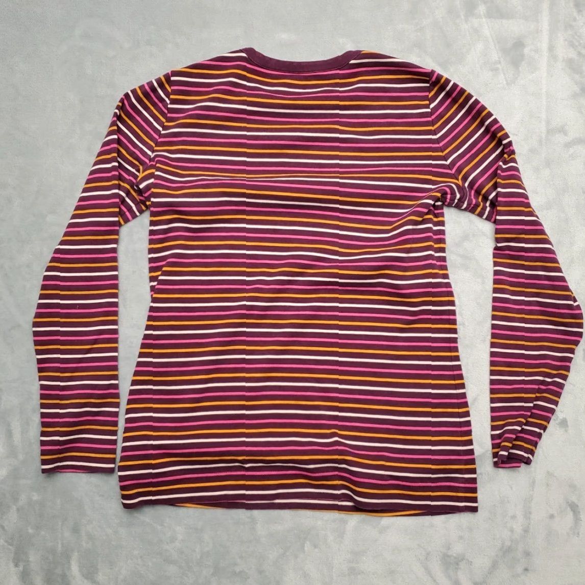 Vintage Duluth Trading Shirt Womens XS Purple Striped Long Sleeve Crewneck TEE Size XS / US 0-2 / IT 36-38 - 7 Thumbnail