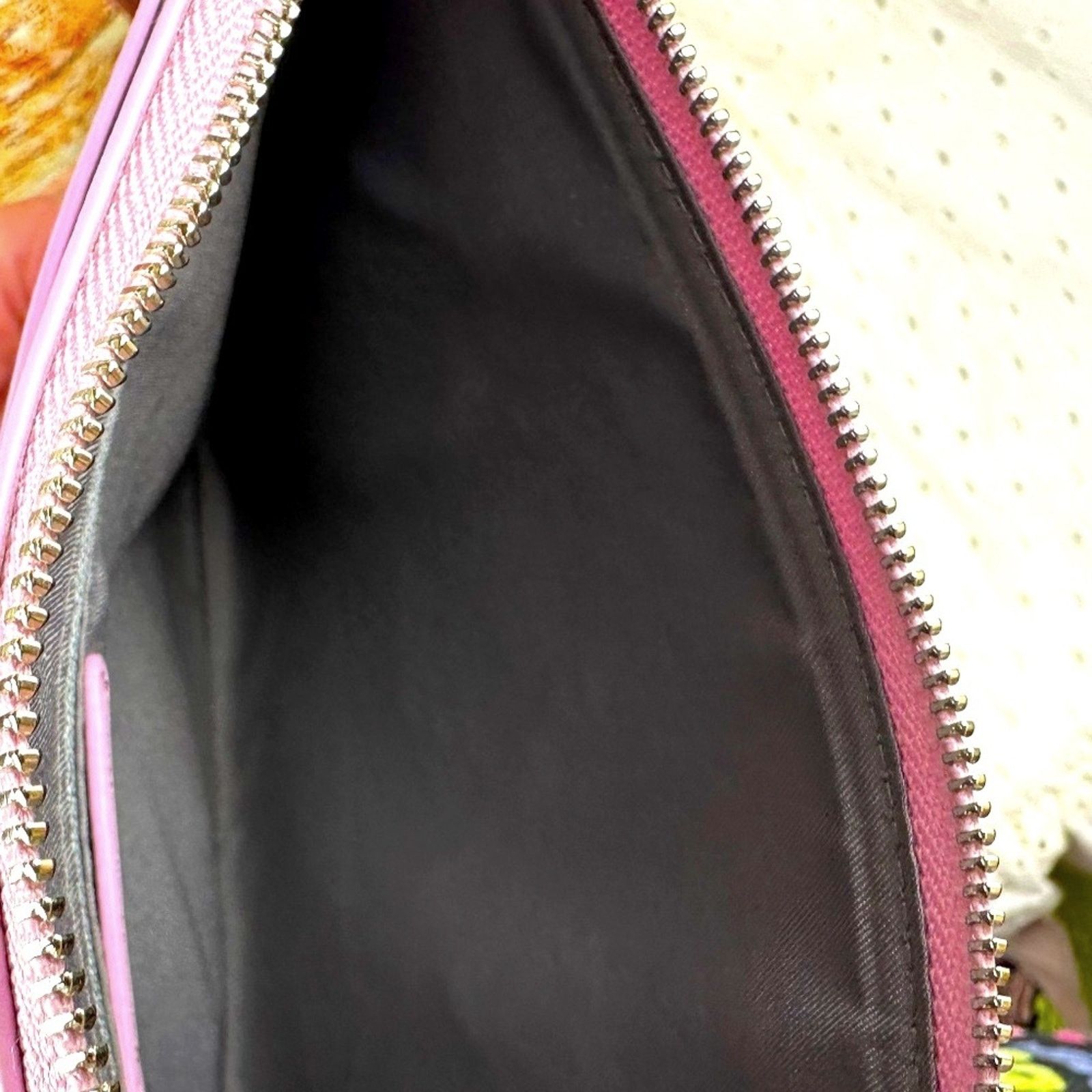 Rebecca Minkoff Rebecca Minkoff Girl Power Leather Zip Clutch Light Orchid Size ONE SIZE - 12 Thumbnail
