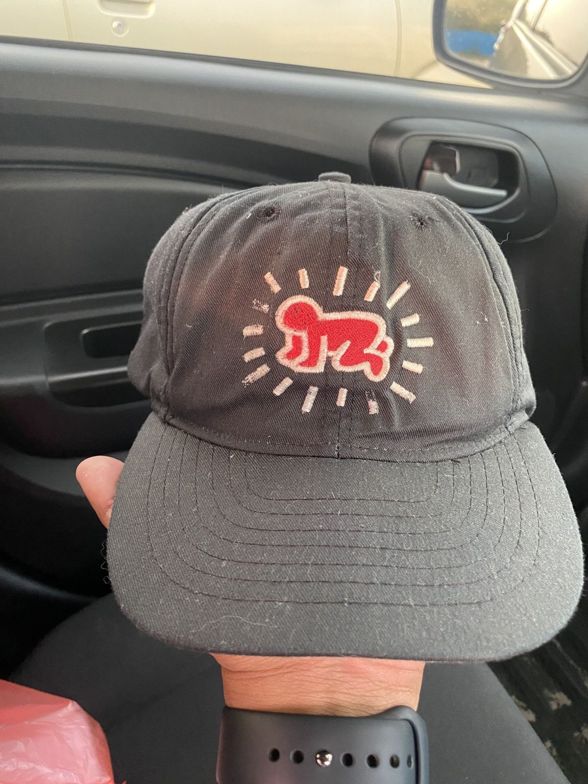 Keith Haring Rare 90s Keith Haring HAT Size ONE SIZE - 2 Thumbnail