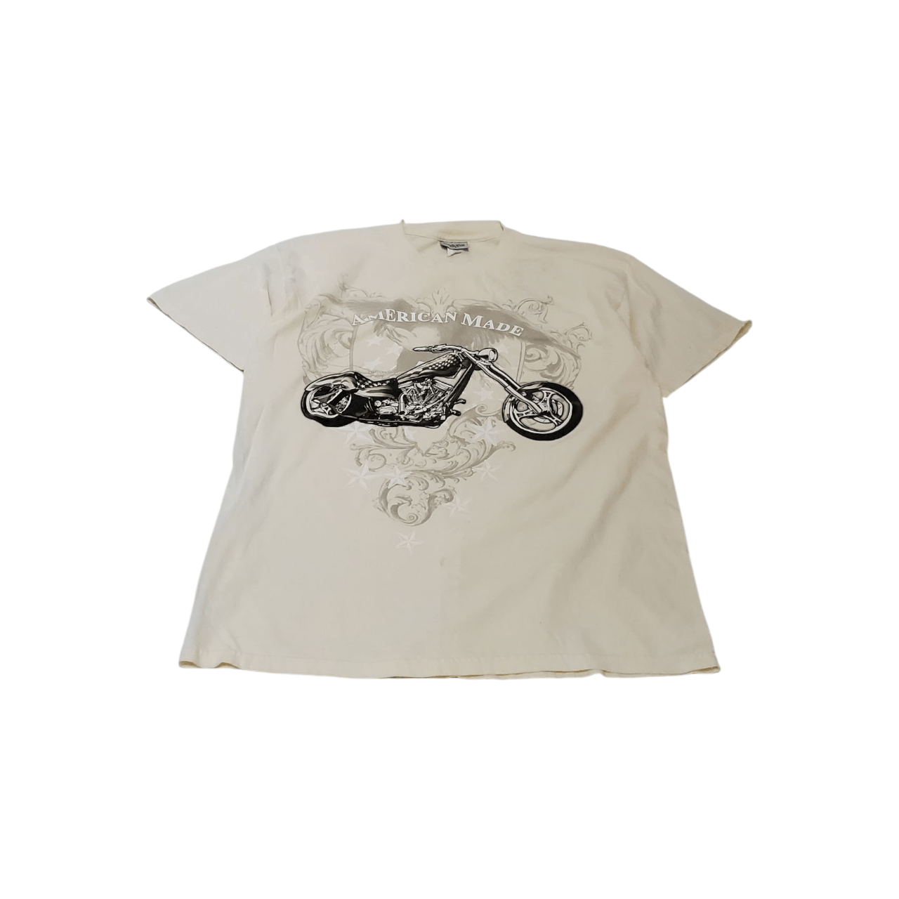 Vintage Y2K American Made Chopper Motorcycle T-Shirt Size US L / EU 52-54 / 3 - 1 Thumbnail