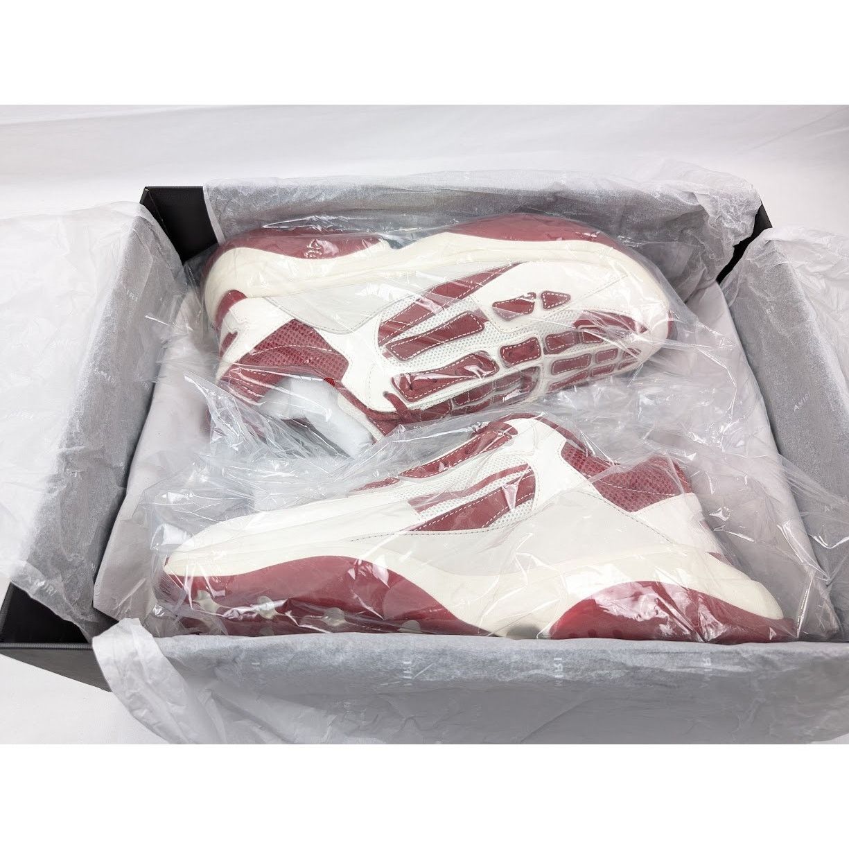 Amiri o1rshd1 Q:2 / Bone Runner in Cream/Red Size US 13 / EU 46 - 22 Thumbnail