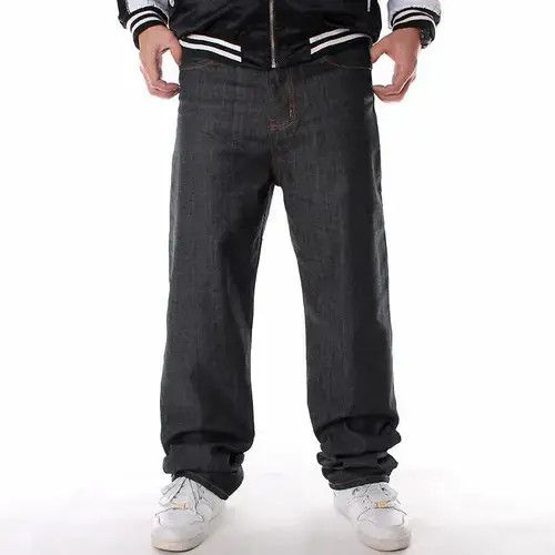 Japanese Brand Baggy jeans with embroidery Size US 32 / EU 48 - 2 Thumbnail