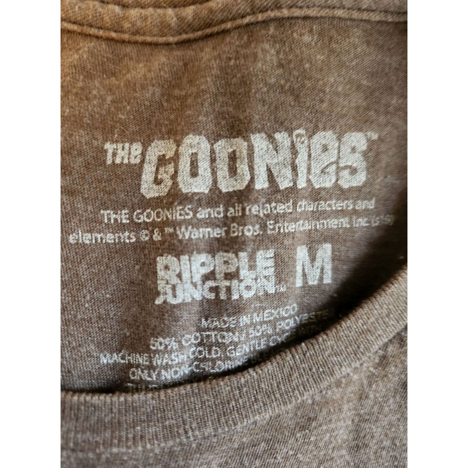 Ripple Junction VINTAGE The Goonies Treasure Hunt Map Logo Brown Short Sleeve T Shirt Size Medium Size US M / EU 48-50 / 2 - 2 Thumbnail