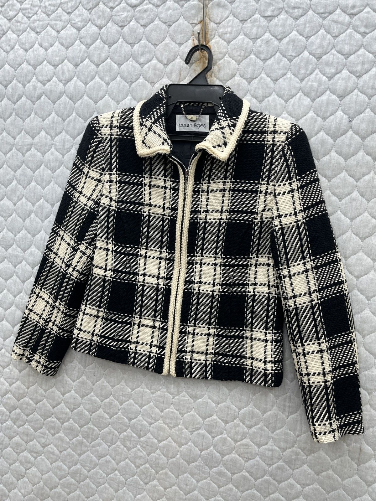 Courreges 🔥🔥🔥STEALS COURREGES ZIPPER WOOL JACKET Size S / US 4 / IT 40 - 2 Thumbnail