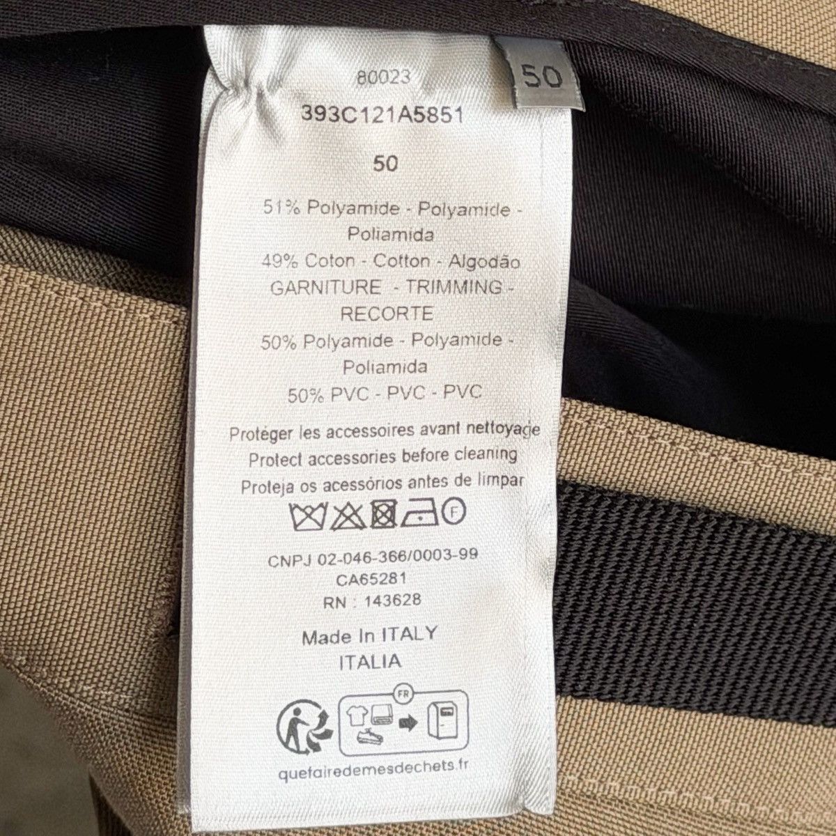 Alyx × Dior RollerCoaster Buckle Belted Saddle Pocket Cargo Pants Size US 34 / EU 50 - 10 Thumbnail