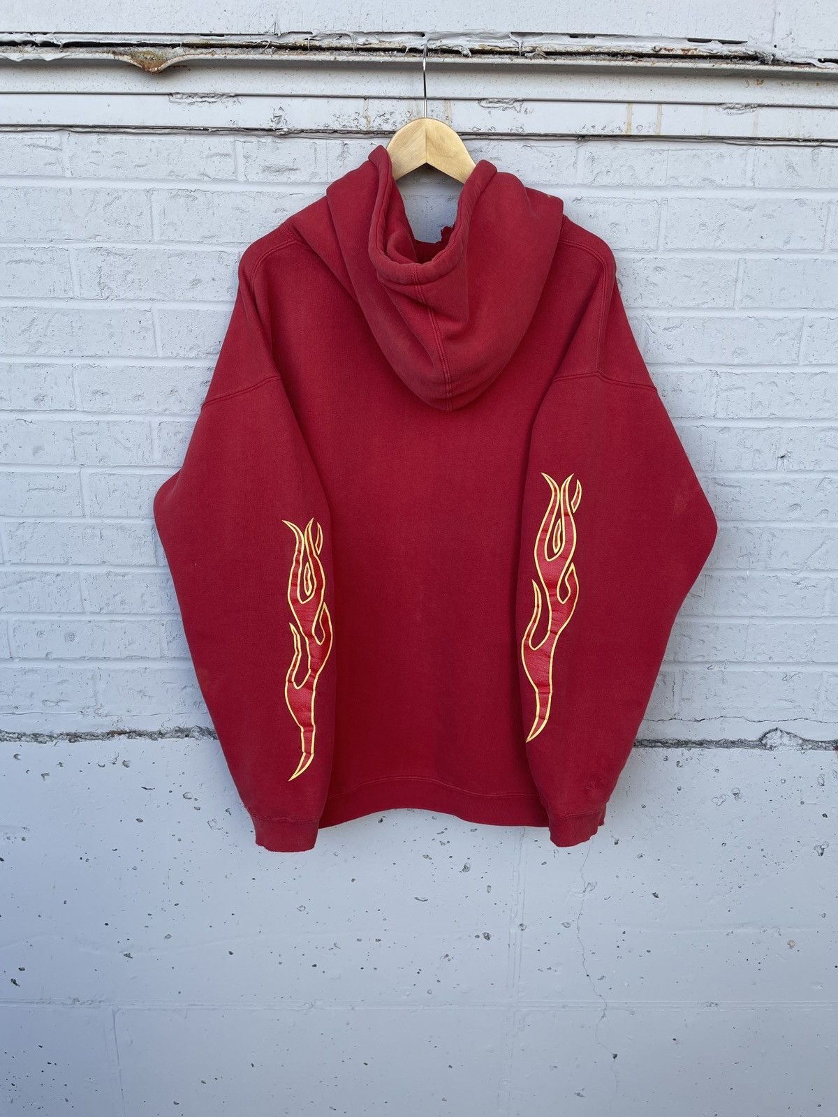 Sex Skateboards Pornstar Skateboards Faded Flame Sleeve Hoodie Size US XL / EU 56 / 4 - 7 Thumbnail