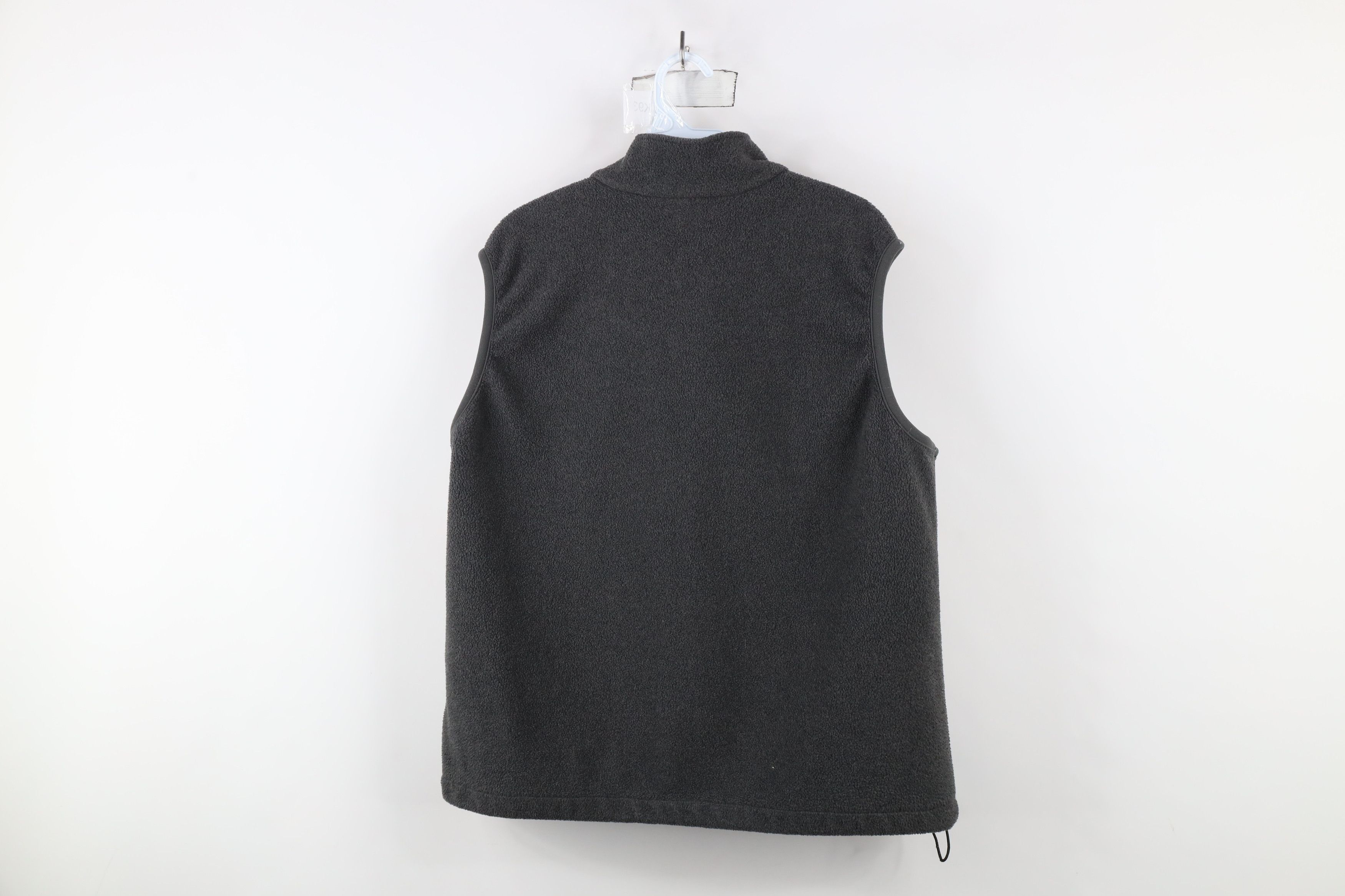 Lands' End × Vintage Vintage 90s Lands End Blank Fleece Vest Jacket Gray USA Size L / US 10 / IT 46 - 11 Thumbnail