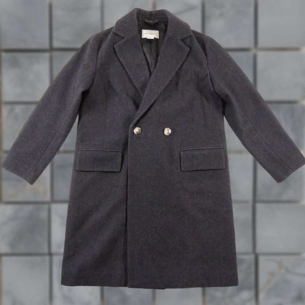 Club Monaco Club Monaco Women's Jacket XS Black Double Breasted Wool Blend Overcoat Outdoor Size XS / US 0-2 / IT 36-38 - 1 Thumbnail