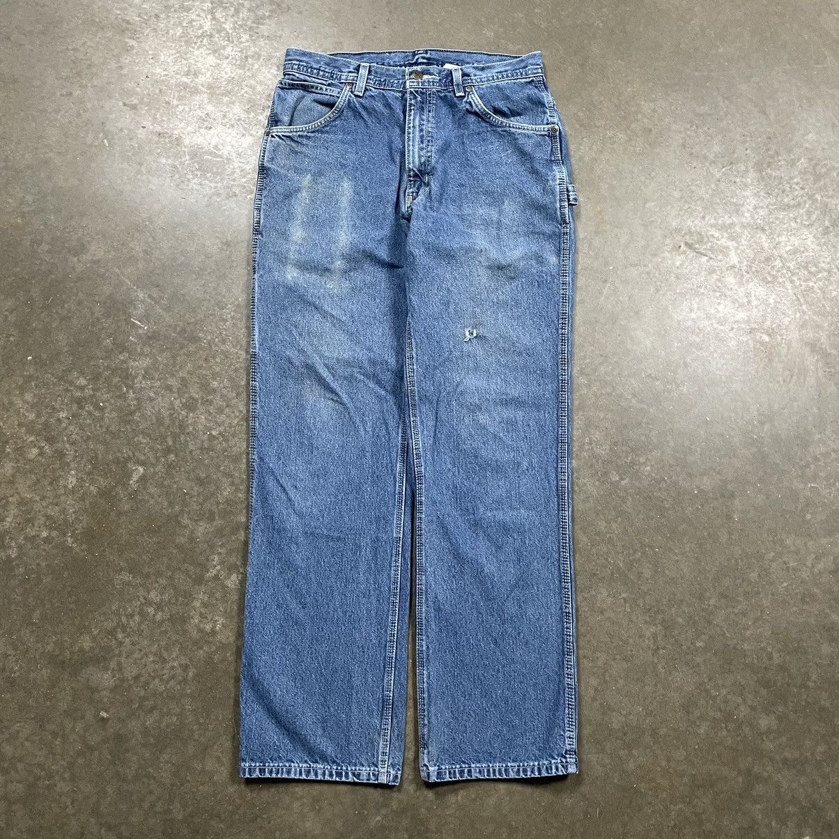 Vintage Vintage Key Baggy Carpenter Jeans Dark Wash Skater Denim Size US 32 / EU 48 - 5 Thumbnail