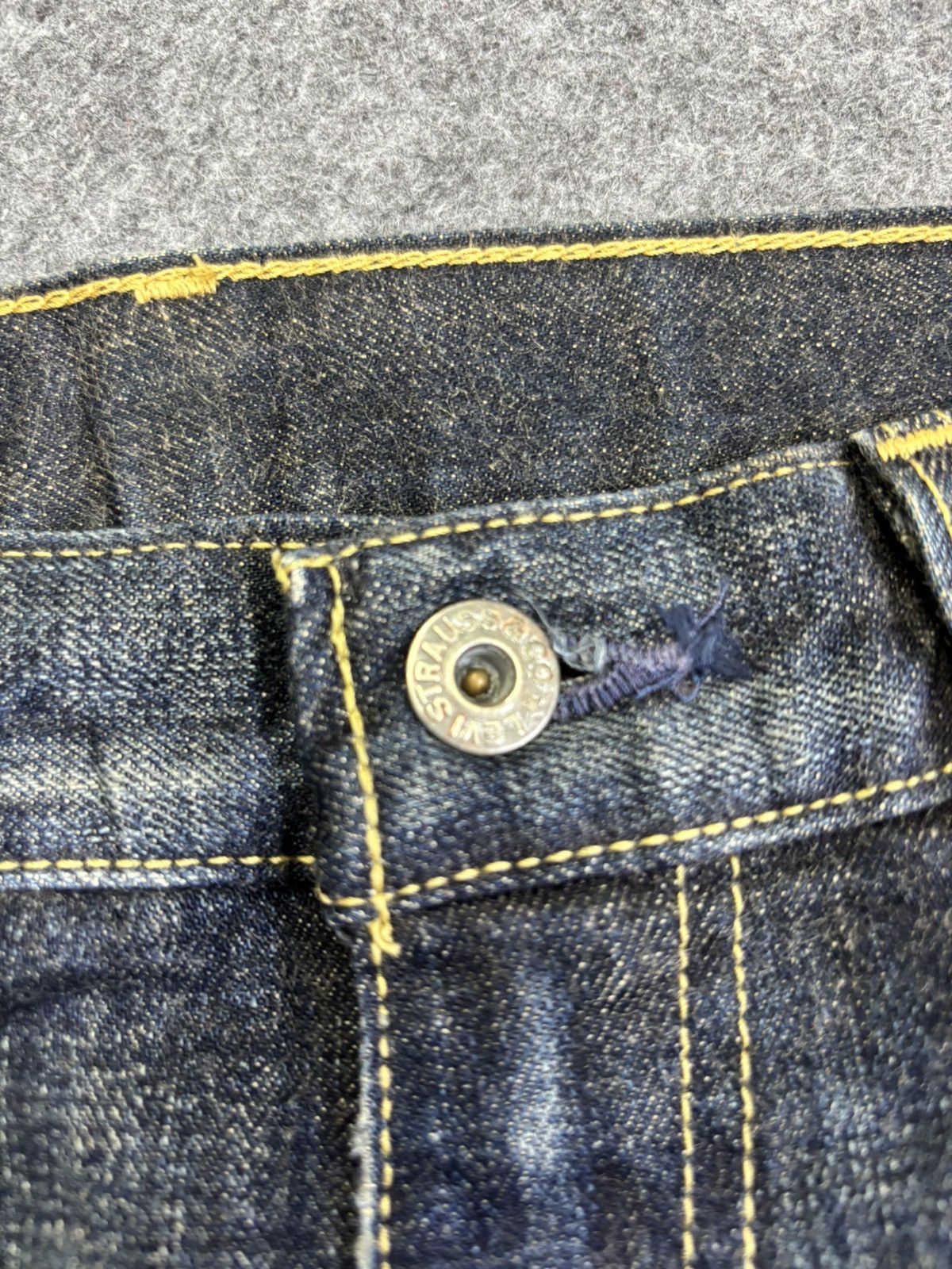 Levi's Vintage y2k Levis 502 Stone Wash Denim F765 Size US 32 / EU 48 - 9 Thumbnail