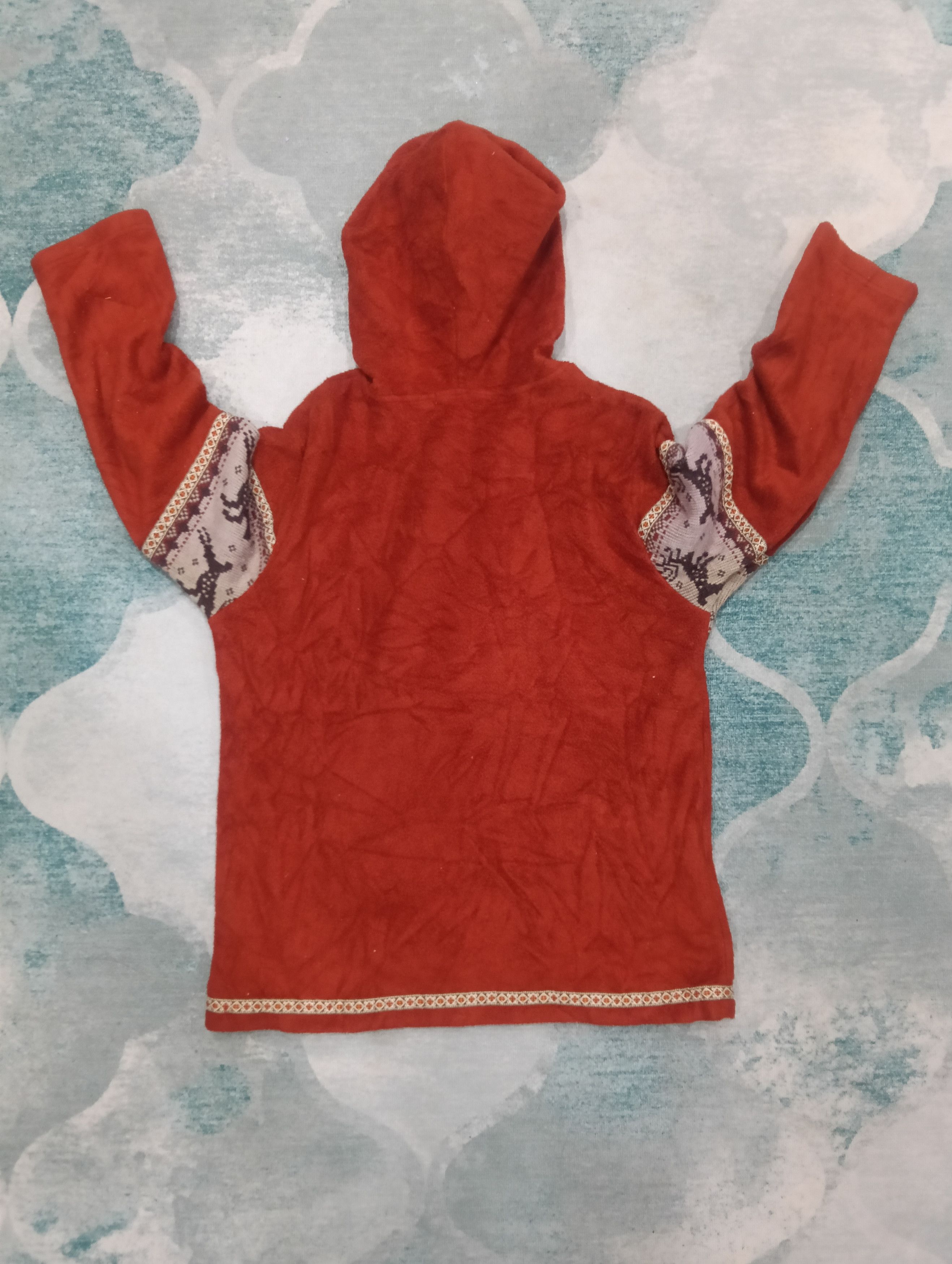 Japanese Brand × Native Vintage Sakuraya Shoji Fleece Hooded Jacket Size US L / EU 52-54 / 3 - 4 Thumbnail