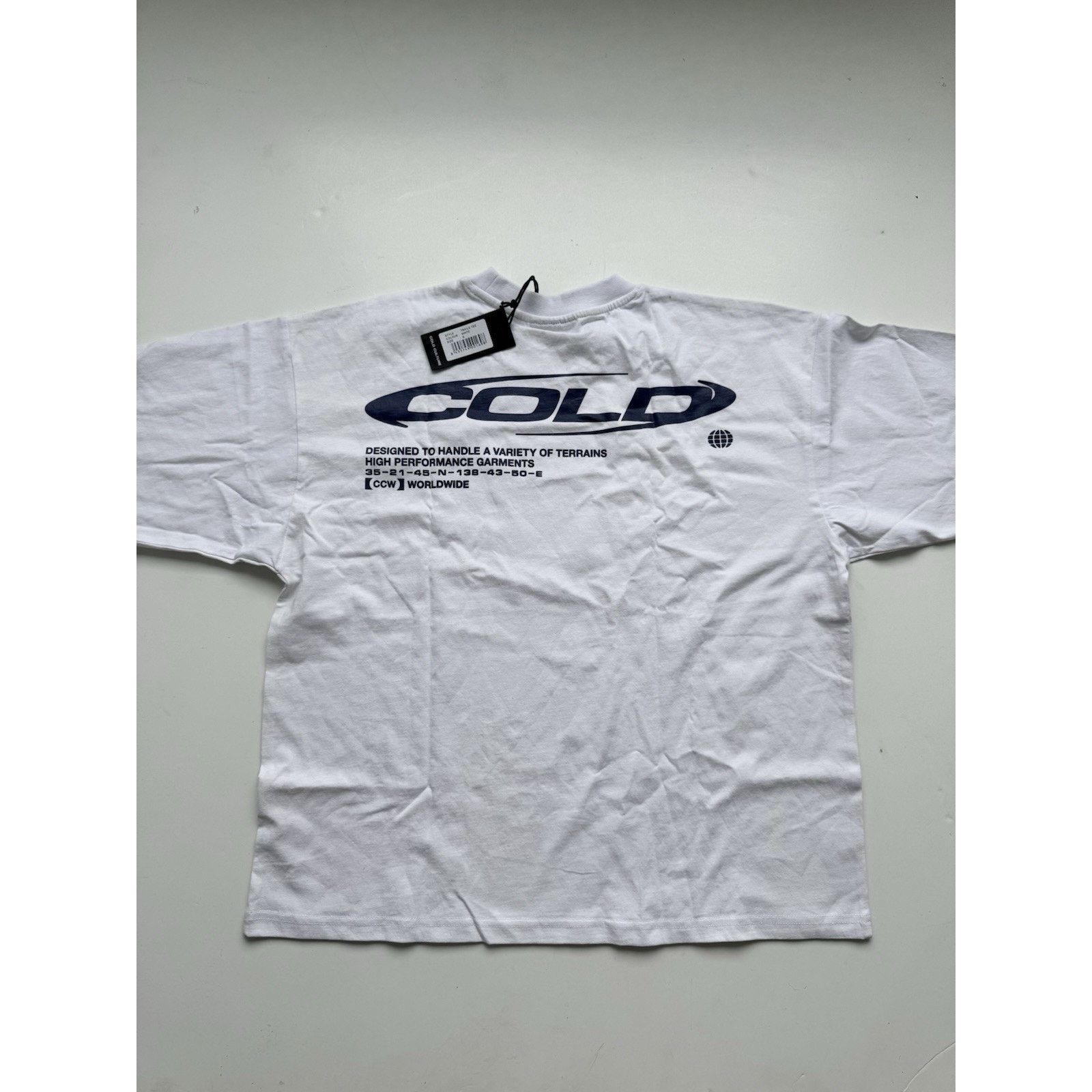 Coldculture Trails Tee White Small