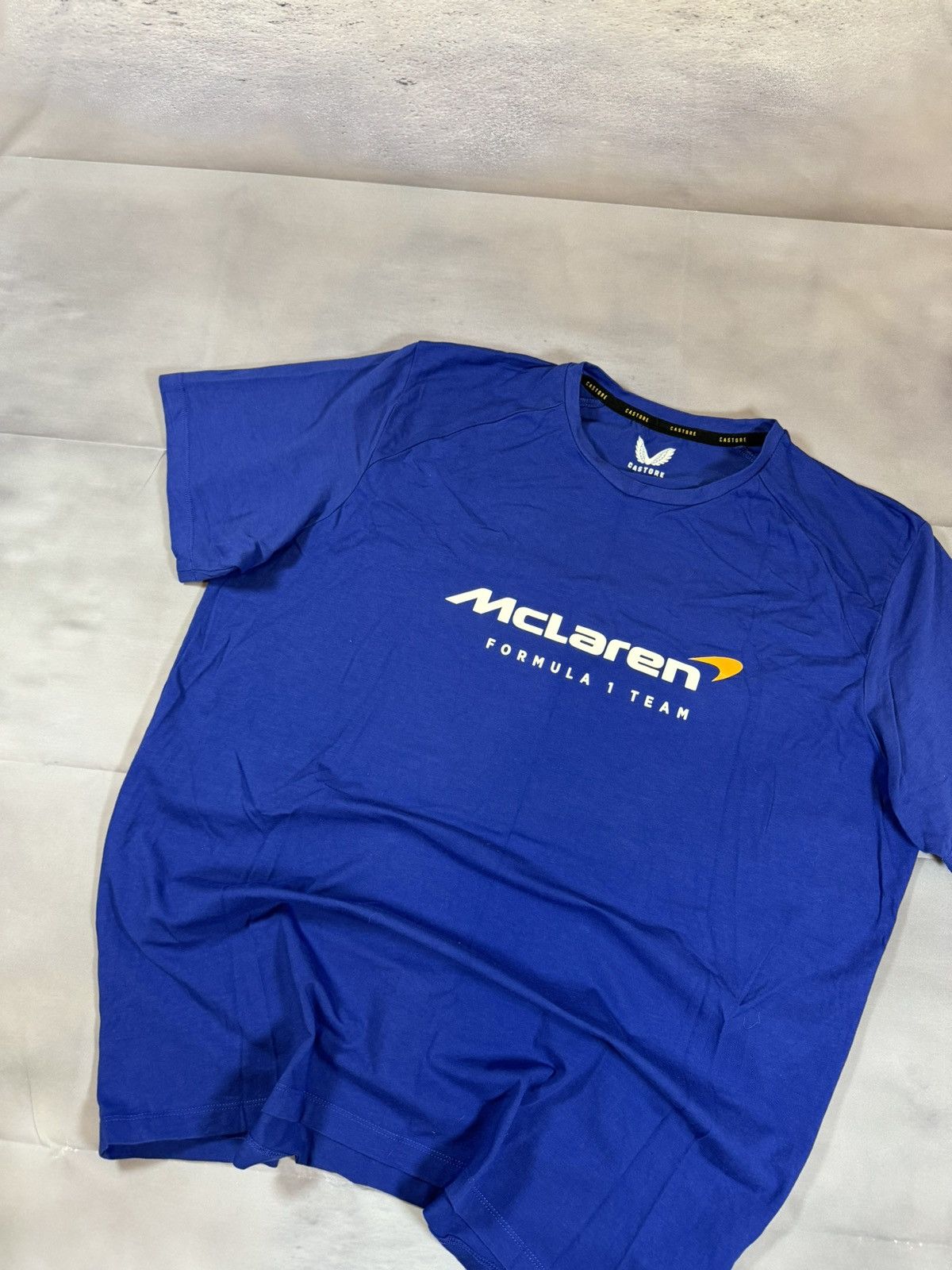 Castore × Formula 1 × Malcolm McLaren McLaren Formula 1 Team Racing T Shirt Blue Men’s XLarge Size US XL / EU 56 / 4 - 3 Thumbnail