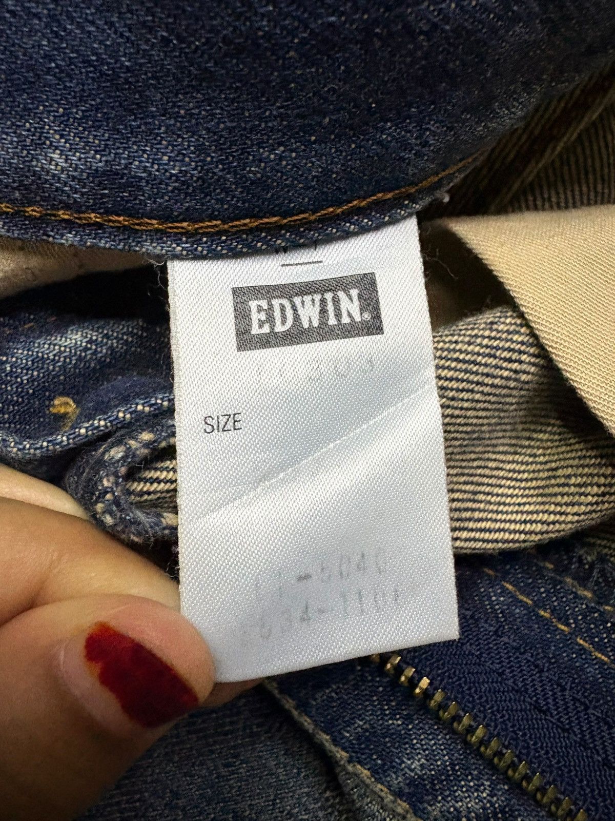Edwin Vintage Edwin 503 Mud Wash Distressed Loose Jeans Size US 29 - 10 Thumbnail