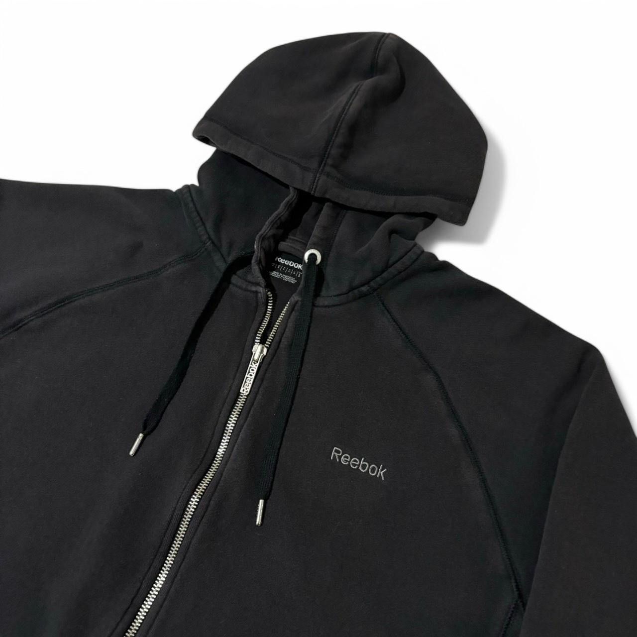 Reebok Reebok Faded Black Zip-Up Hoodie Size US L / EU 52-54 / 3 - 4 Thumbnail