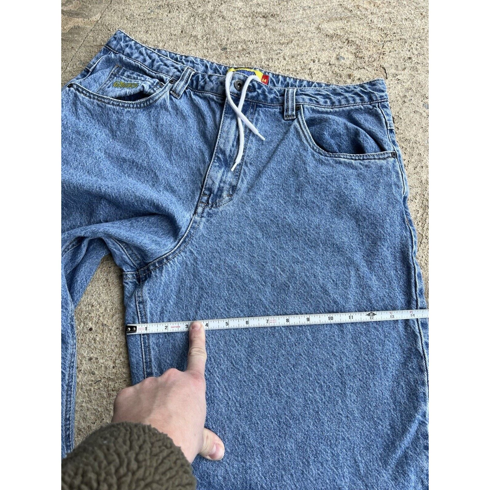Empyre Empyre Relax Denim Embroidery Jeans JNCO Style Baggy 34x29 Size US 34 / EU 50 - 10 Thumbnail