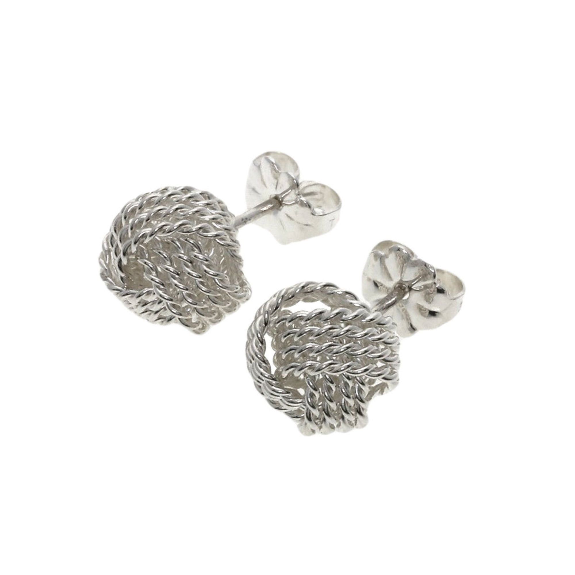 Tiffany & Co. Tiffany & Co. mesh ball earrings in silver for women. Size ONE SIZE - 1 Thumbnail